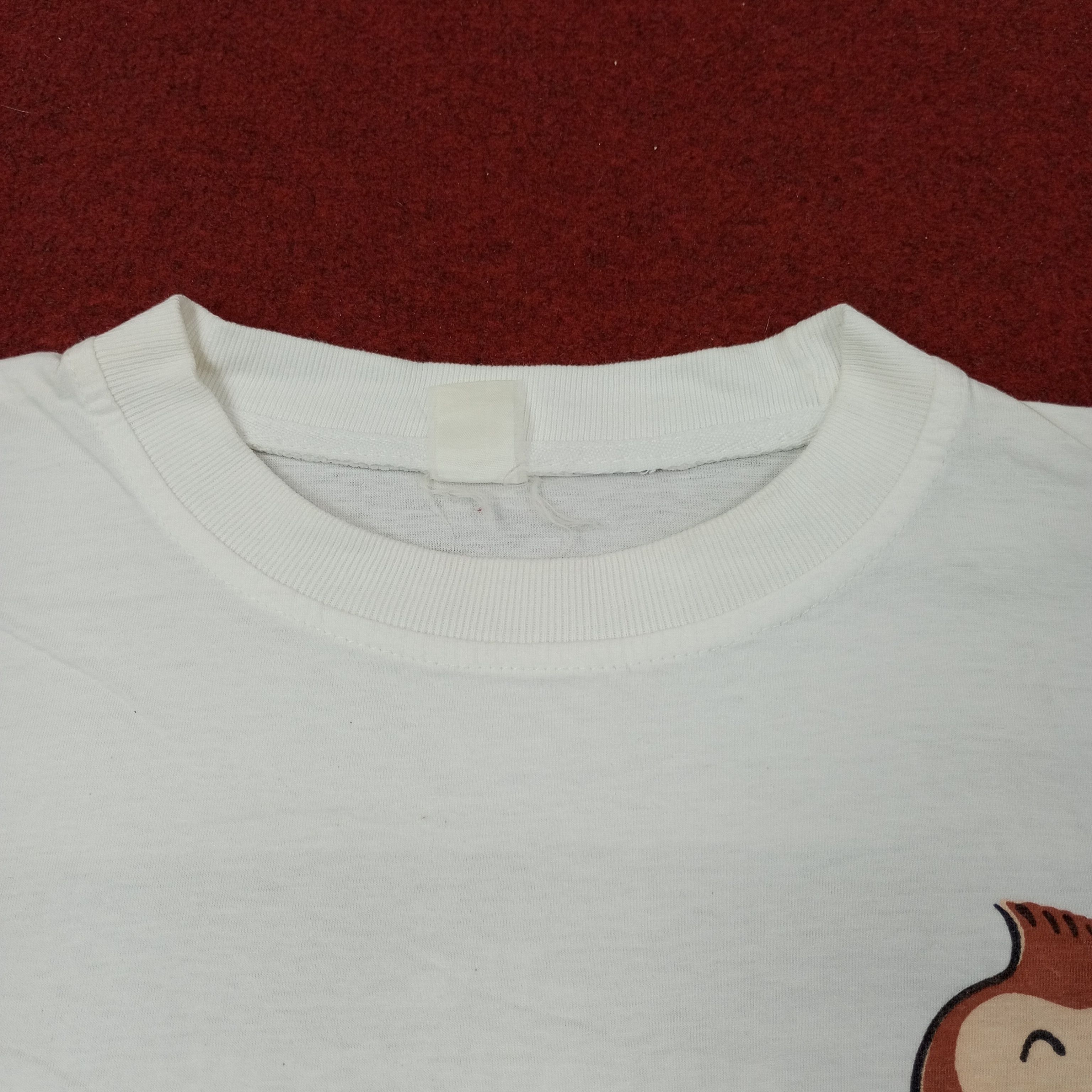 Vintage The Adventures Of Tintin Cartoon Tshirt c239n15 Size US L / EU 52-54 / 3 - 5 Thumbnail