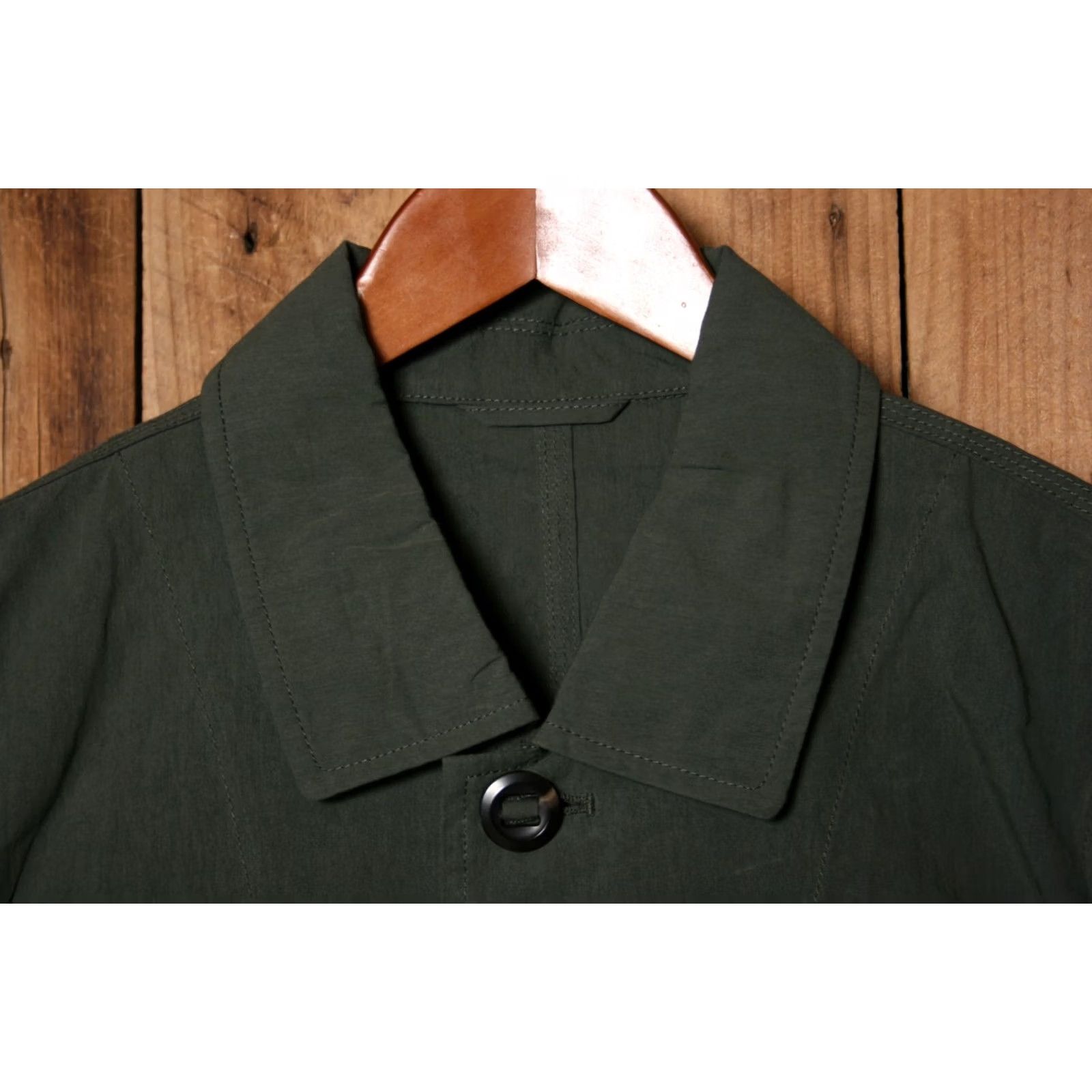 Olive VINTAGE O.N.S. Marion Trench Coat Mens M Dark Olive Cotton/Nylon Blend Green Oak Keywords Coat, Trench, Marion, O.N.S. Mens M Size US M / EU 48-50 / 2 - 2 Thumbnail