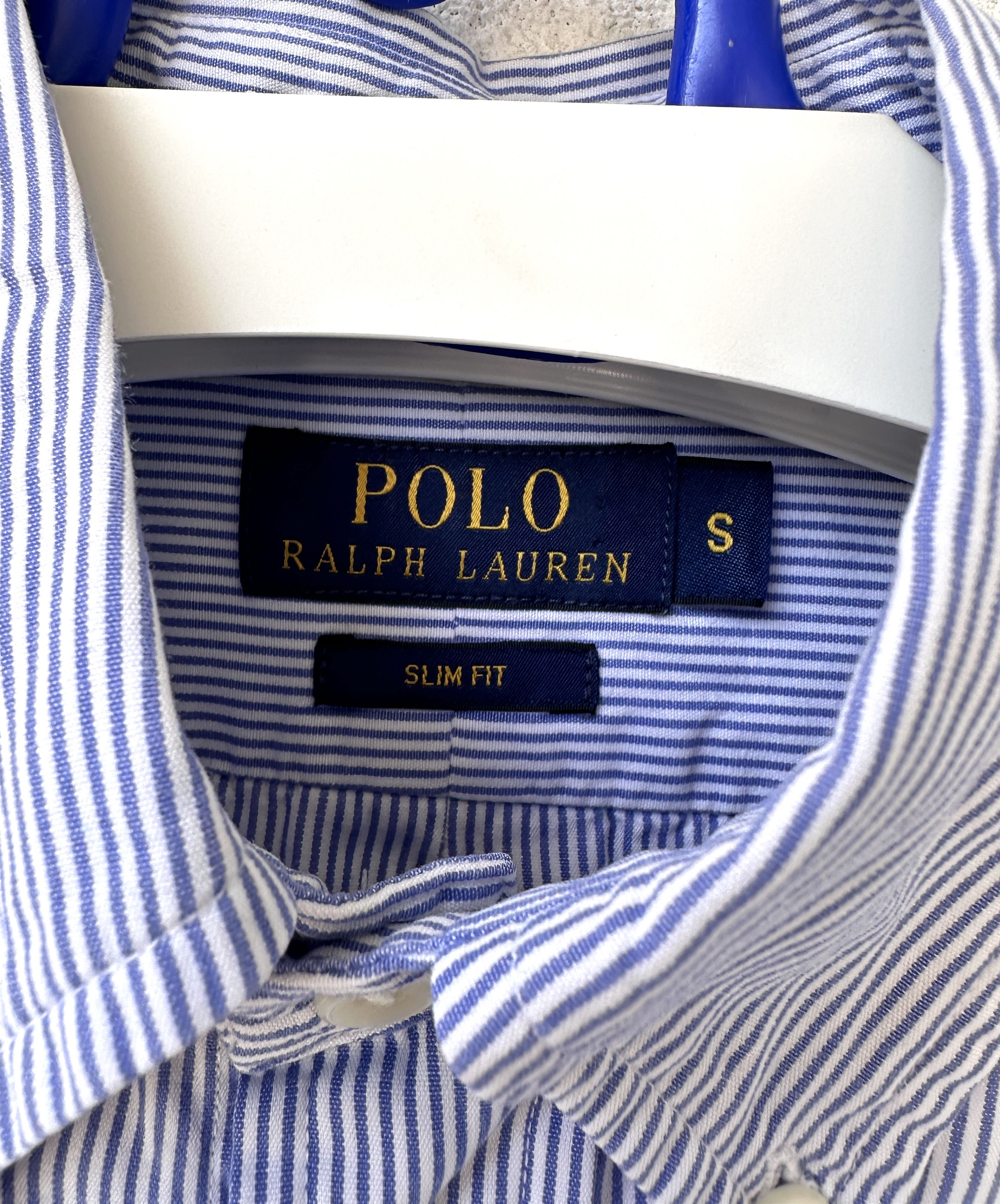 Ralph Lauren Ralph Lauren oxford elegant white-blue striped shirt Size US S / EU 44-46 / 1 - 5 Thumbnail
