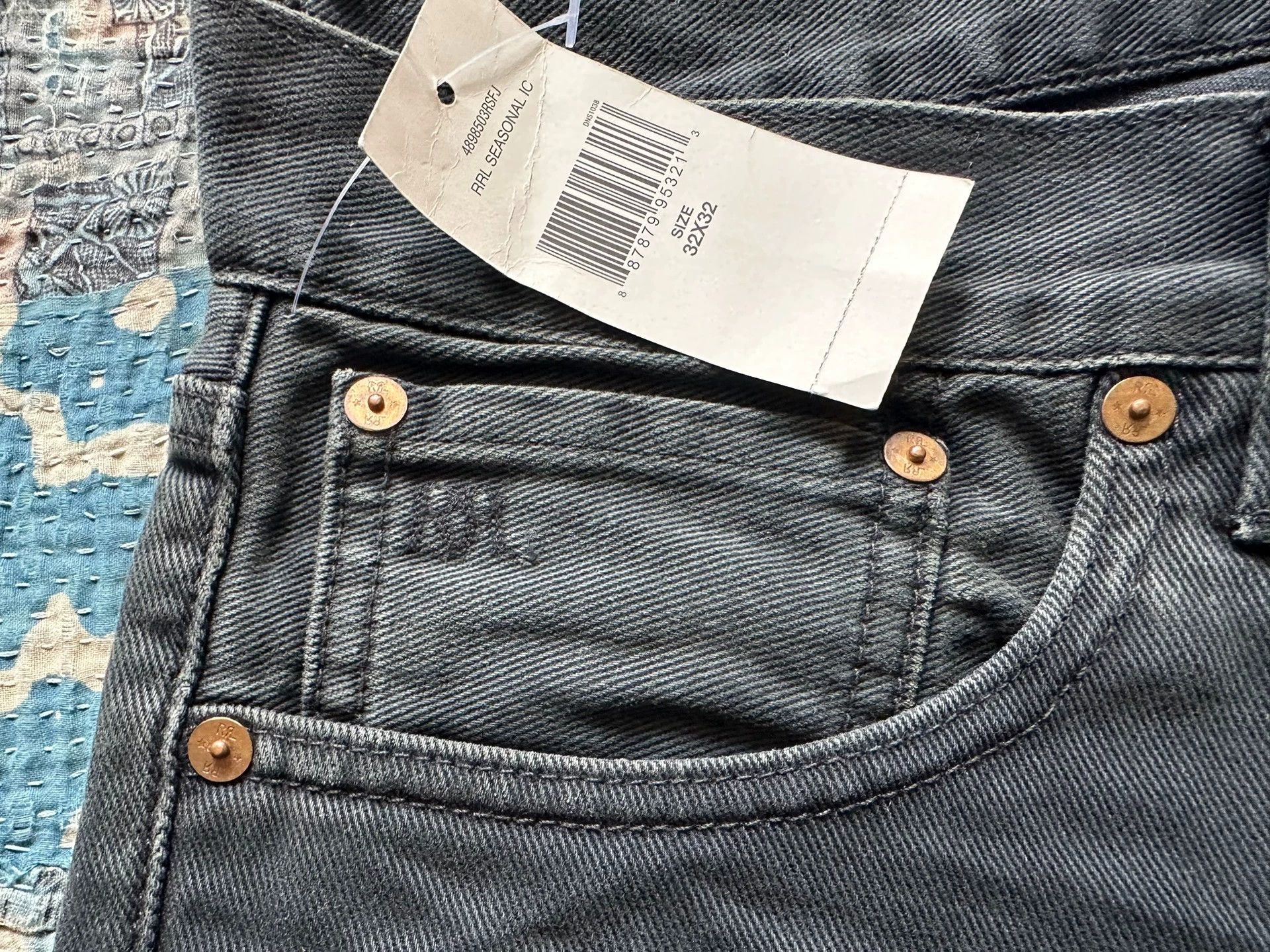 RRL Ralph Lauren RRL Distressed Vintage Long Pants 32x32 China NWT Size US 32 / EU 48 - 7 Thumbnail