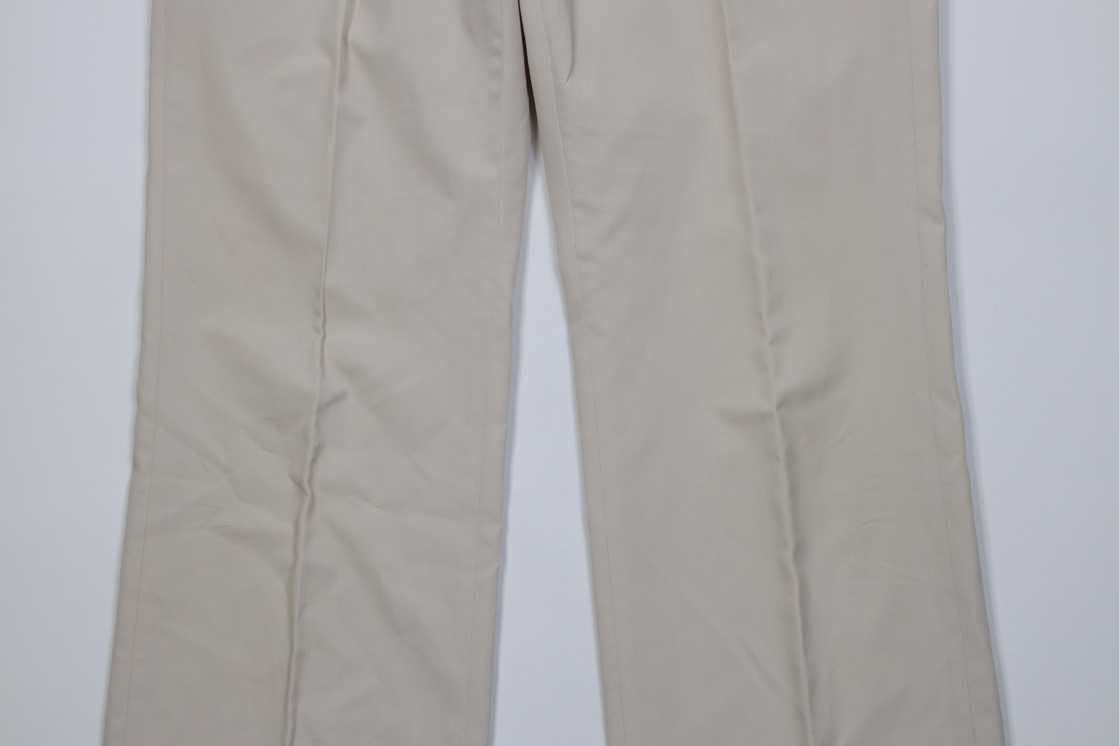 Vintage Vintage 70s Streetwear Flared Wide Leg Chino Pants Stone USA Size US 36 / EU 52 - 3 Thumbnail