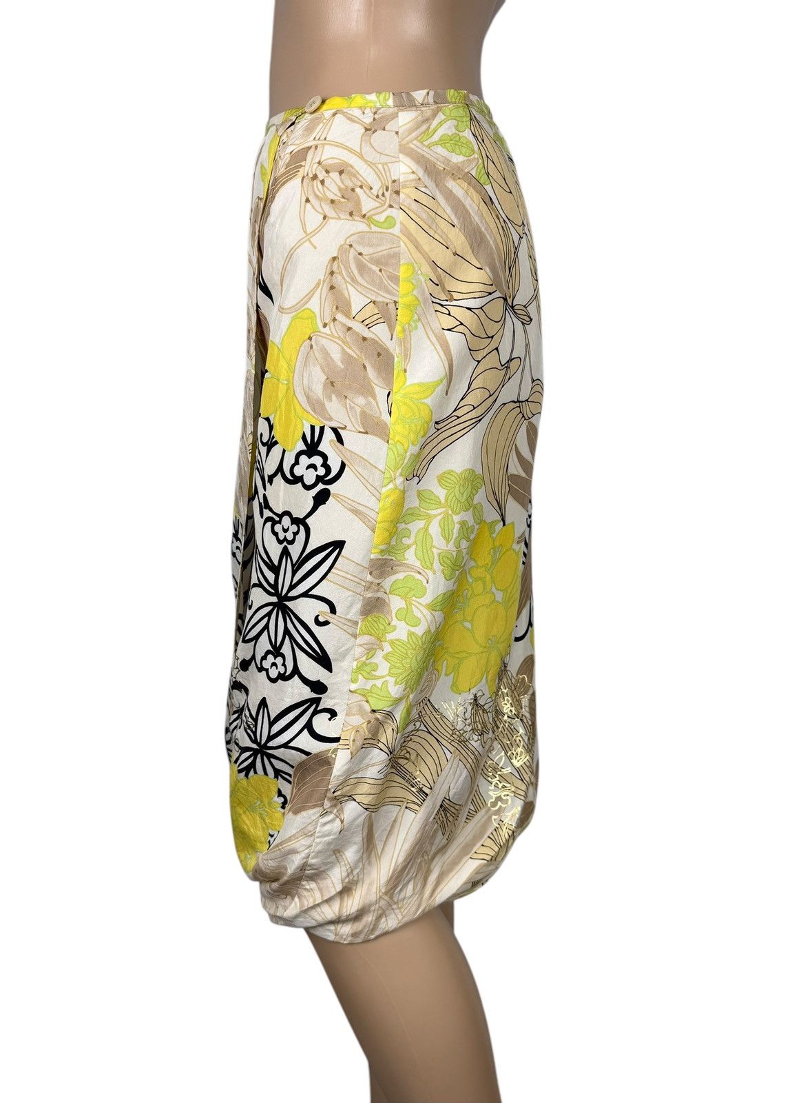 Other Marc Cain Silk Printed Wrap Skirt Floral Print size 4 Size 26" / US 2 / IT 38 - 5 Thumbnail