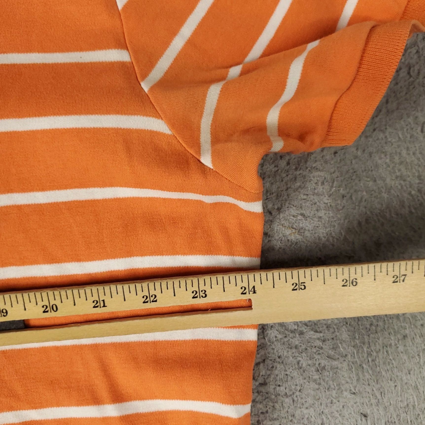 Ralph Lauren Ralph Lauren Polo Shirt Mens XL Orange Striped Pony Casual Short Sleeve Polo Shirt Adult XL Orange Polo by Ralph Lauren Mens Size US XL / EU 56 / 4 - 6 Thumbnail