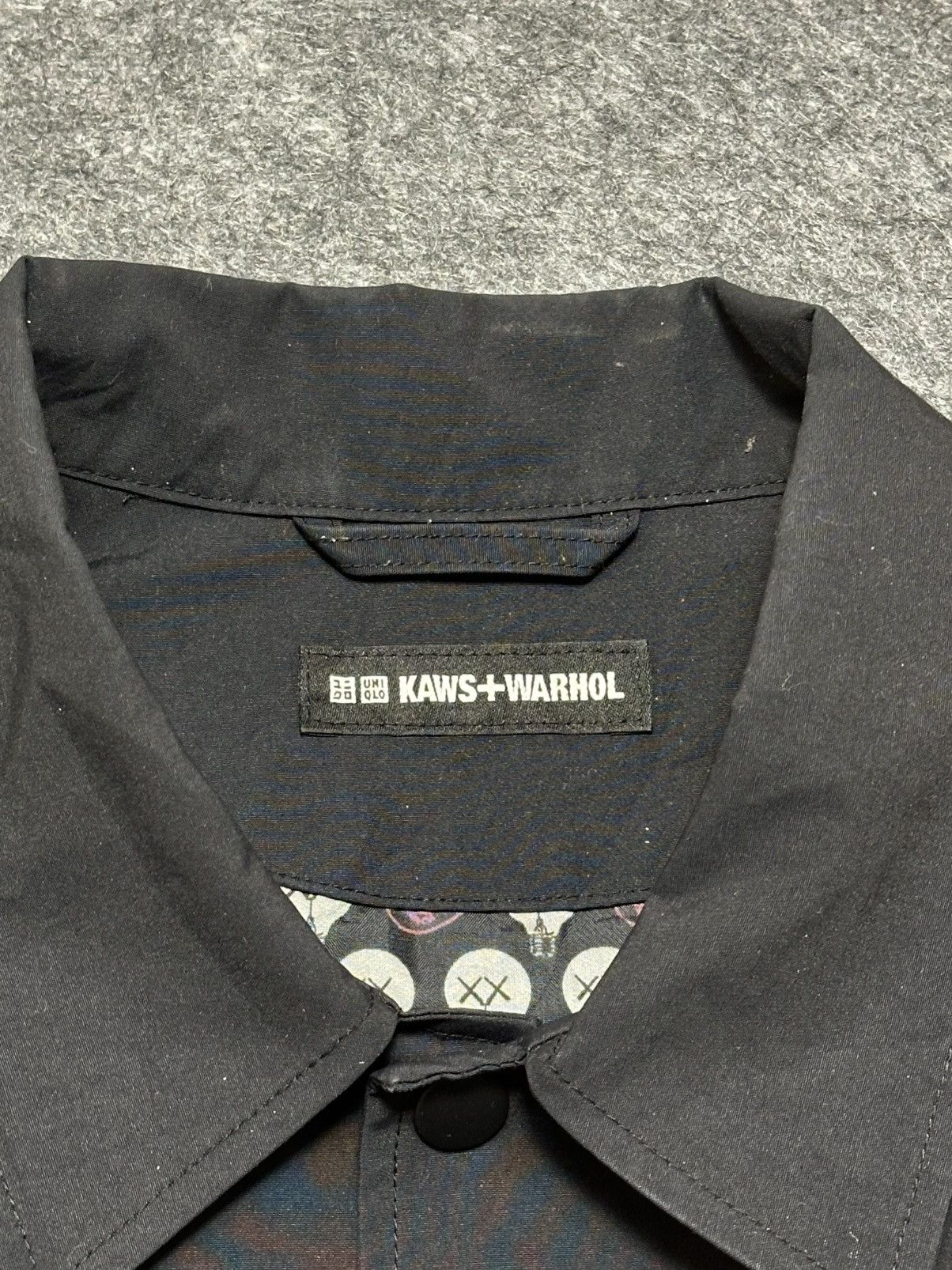 Andy Warhol × Kaws × Uniqlo Uniqlo KAWS + Warhol coach jacket featuring a yellow banana. Size US L / EU 52-54 / 3 - 12 Thumbnail
