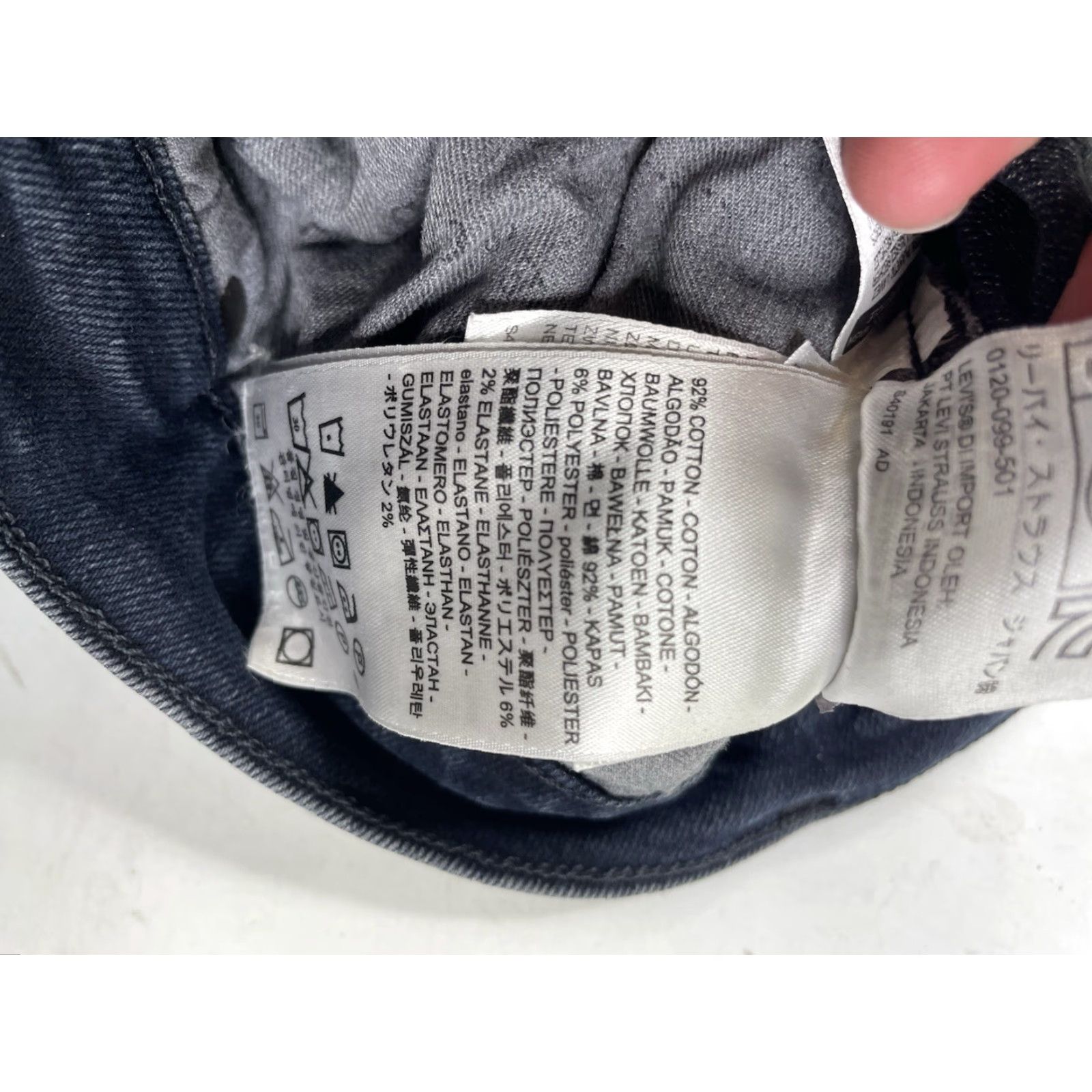Levi's LEVI'S MADE & CRAFTED Skinny Jeans ZIPPER High Rise Blue Women's 30 Size 30" / US 8 / IT 44 - 6 Thumbnail
