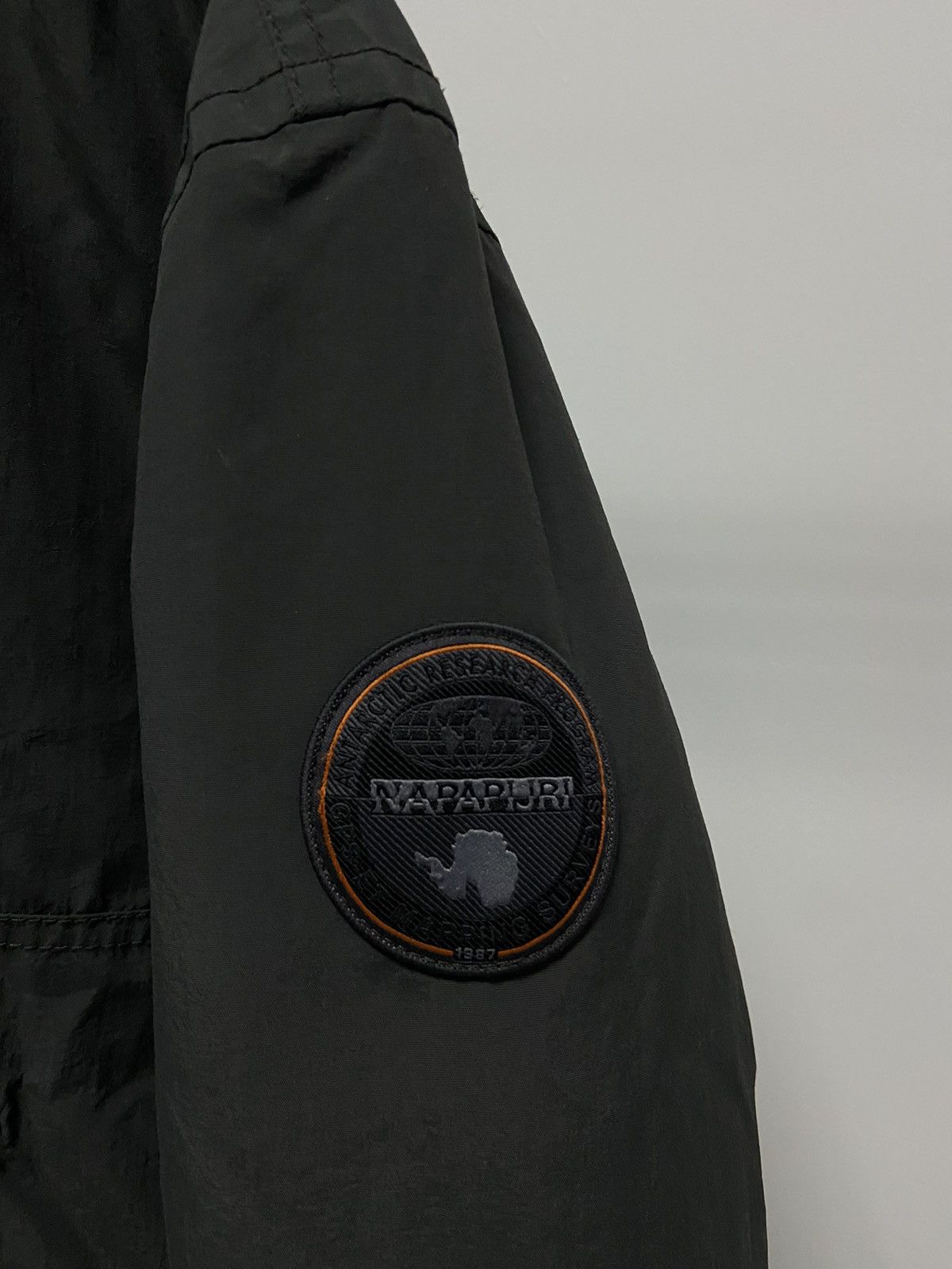 Napapijri × Vintage Napapijri anorak Jacket big Logo pocket Vintage fleece Size US S / EU 44-46 / 1 - 4 Thumbnail