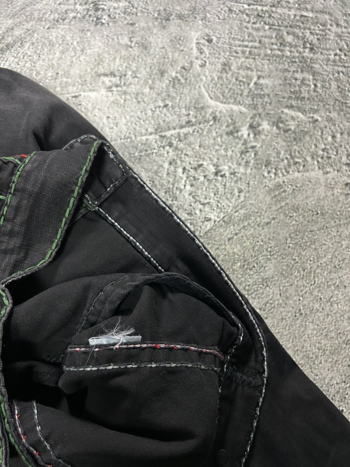 True Religion True Religion denim jacket trucker black green red Size US S / EU 44-46 / 1 - 6 Thumbnail