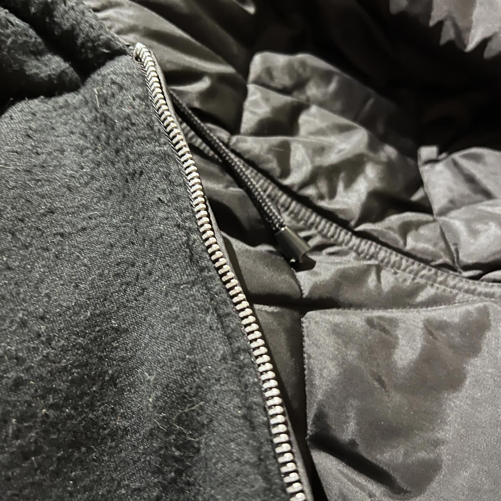 Unknown London Vintage Quilted Black Down Work Jacket Size US XL / EU 56 / 4 - 4 Thumbnail