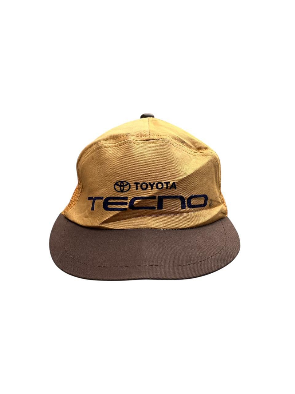 Vintage Japan Toyota Master Tecno Mechanics Hat Cap Brown Vintage Size ONE SIZE - 1 Thumbnail