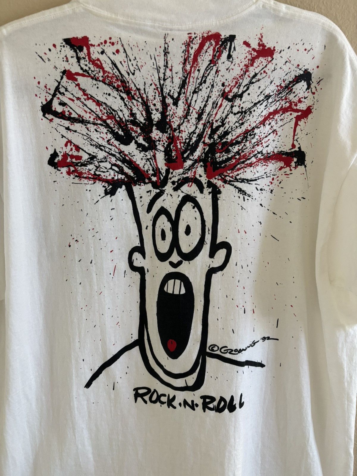 Vintage Vintage 1992 “Life in Hell” Matt Groening Comic Art Tee Size US XL / EU 56 / 4 - 3 Thumbnail