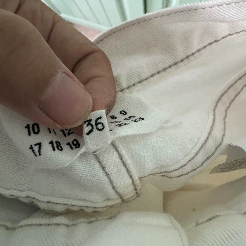 Maison Margiela Maison Margiela White destruction jeans 2501-Nextarrow Size US 36 / EU 52 - 4 Thumbnail