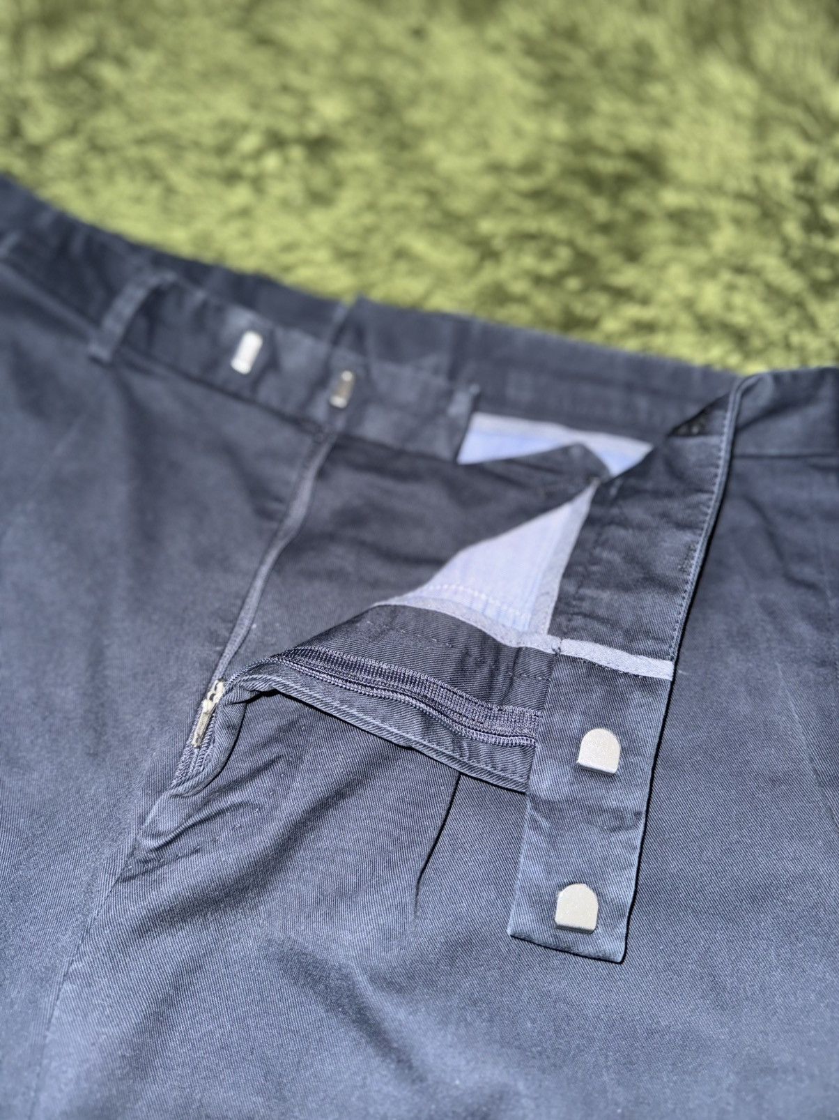 Hugo Boss Hugo Boss Japan Vintage Washed Cotton Trousers Navy Size US 30 / EU 46 - 3 Thumbnail