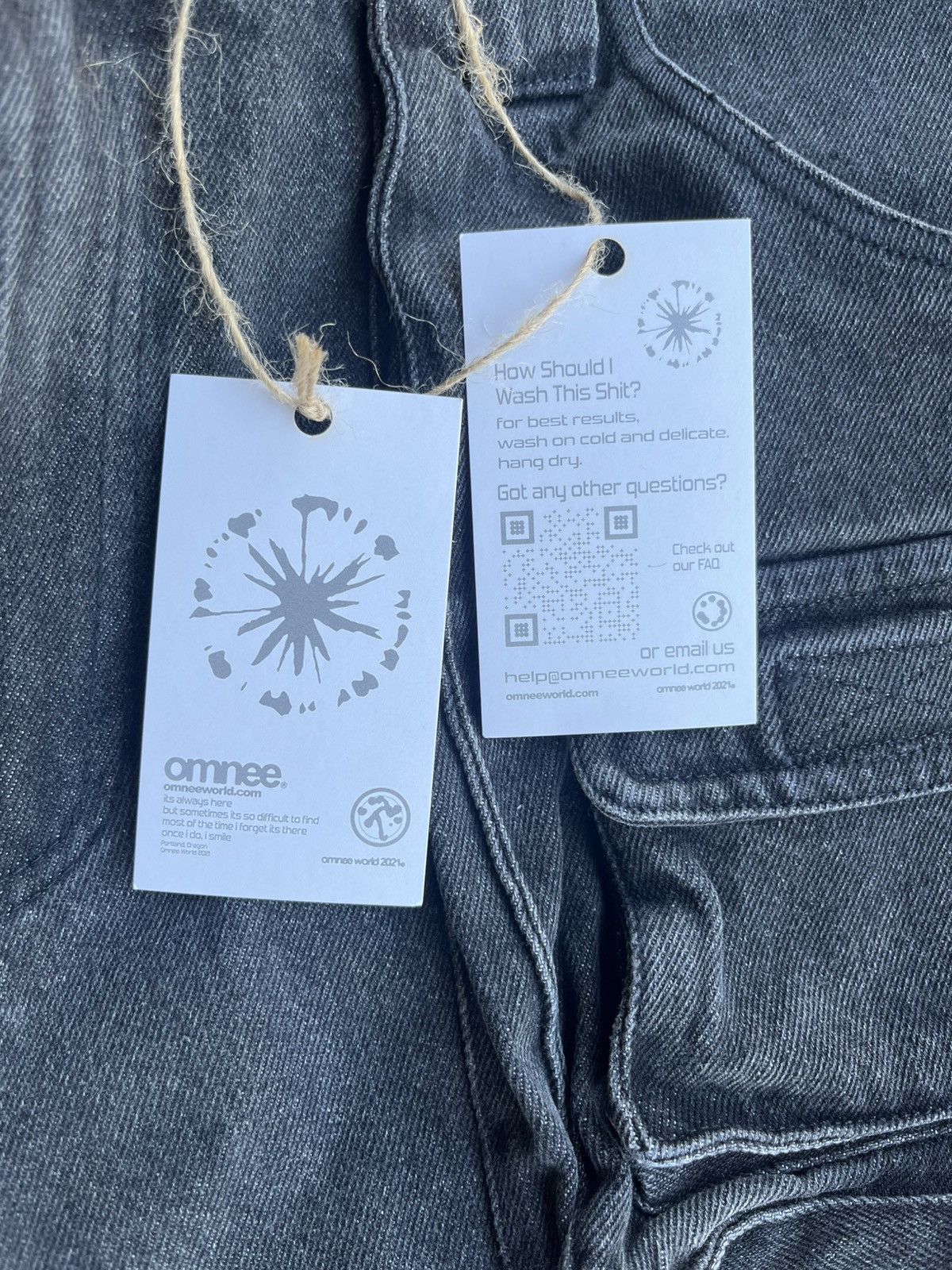 Other Omnee World Denim Cargo Pants Size US 36 / EU 52 - 4 Thumbnail