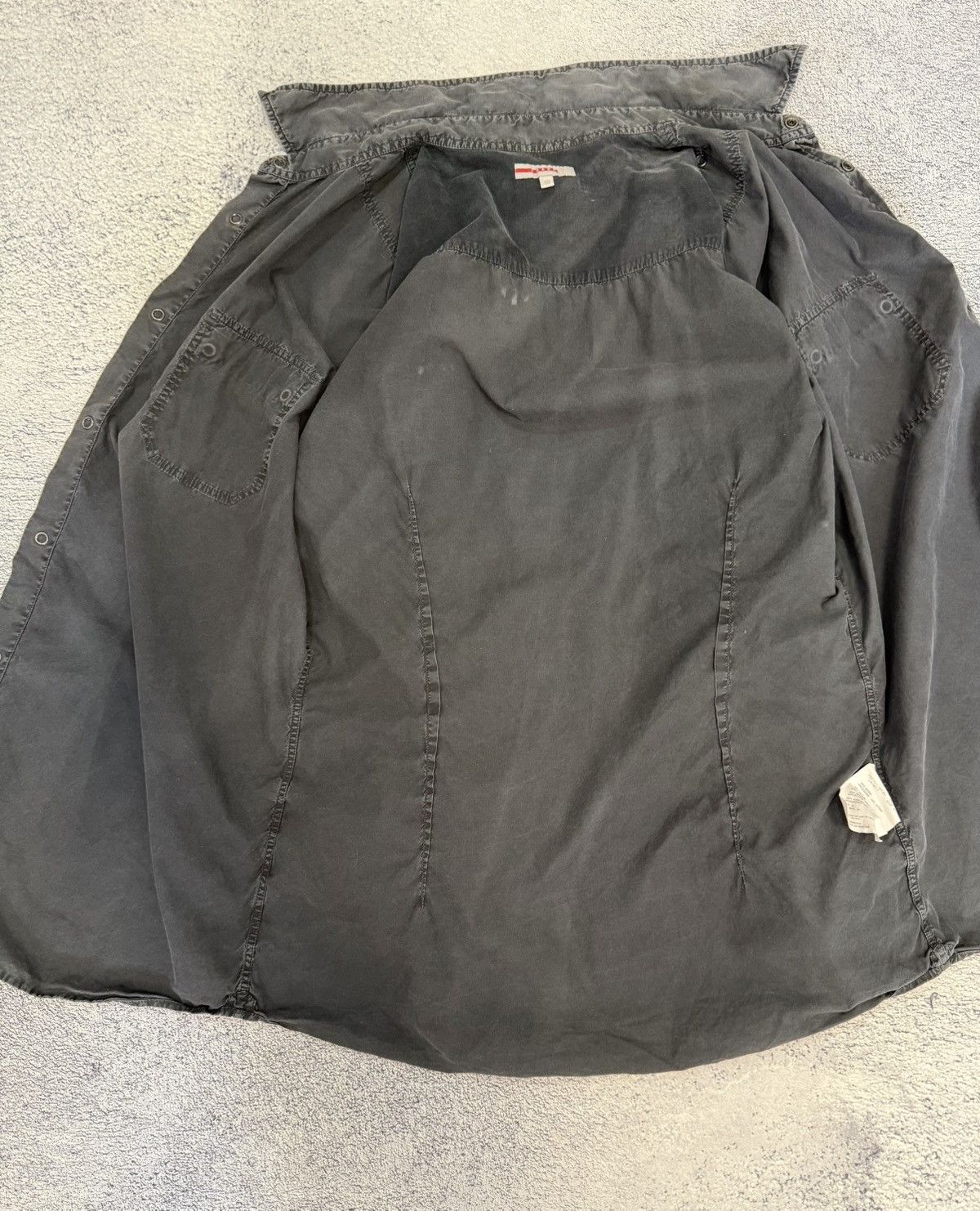 Prada Vintage Prada Military Shirt Utility Cotton Men 45 L Rare Size US L / EU 52-54 / 3 - 25 Thumbnail