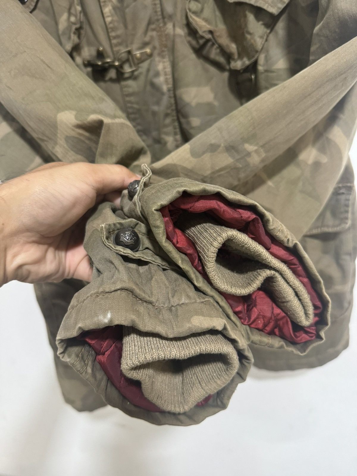 If Six Was Nine × Le Grande Bleu (L.G.B.) × Vintage Kissmark Japan Military Fur Hooded Lgb Style Jacket Size US L / EU 52-54 / 3 - 6 Thumbnail