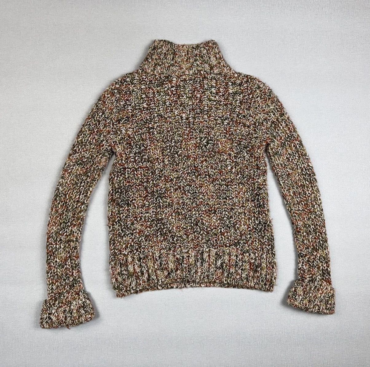 Japanese Brand × Vintage Vintage Ribbed Knit Sweater Jumper Women’s size 10 Size L / US 10 / IT 46 - 2 Thumbnail