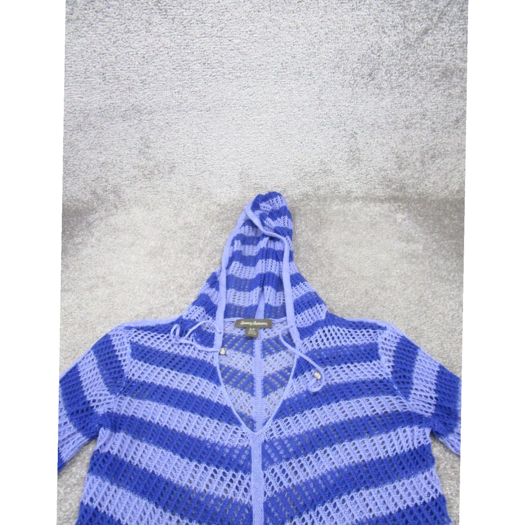 Tommy Bahama Tommy Bahama Womens Pullover Sweater Small Purple Linen Cotton Blend Beach Size S / US 4 / IT 40 - 2 Thumbnail
