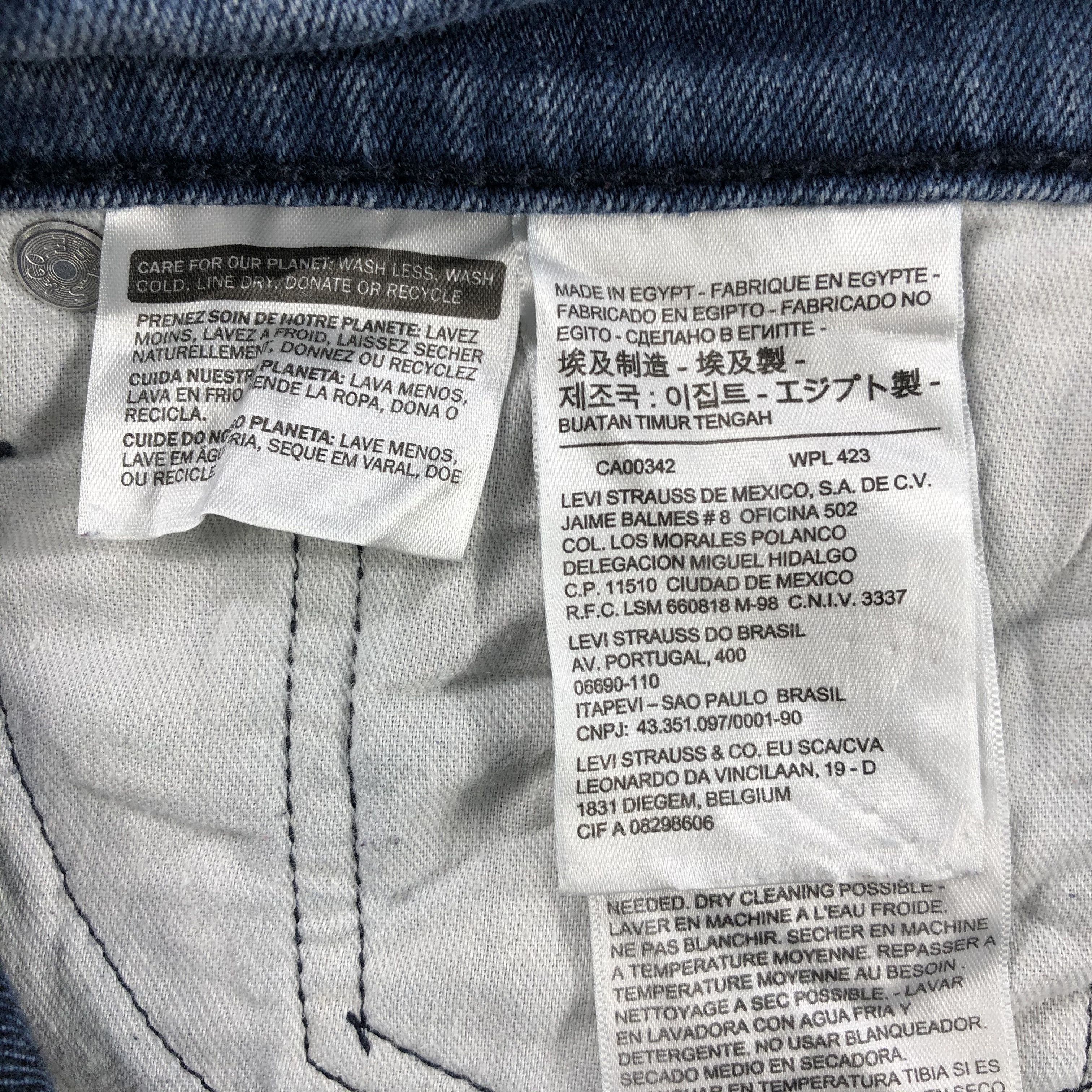 Levi's Vintage Blue Wash Levis 513 Jeans-J2081 Size US 38 / EU 54 - 10 Thumbnail