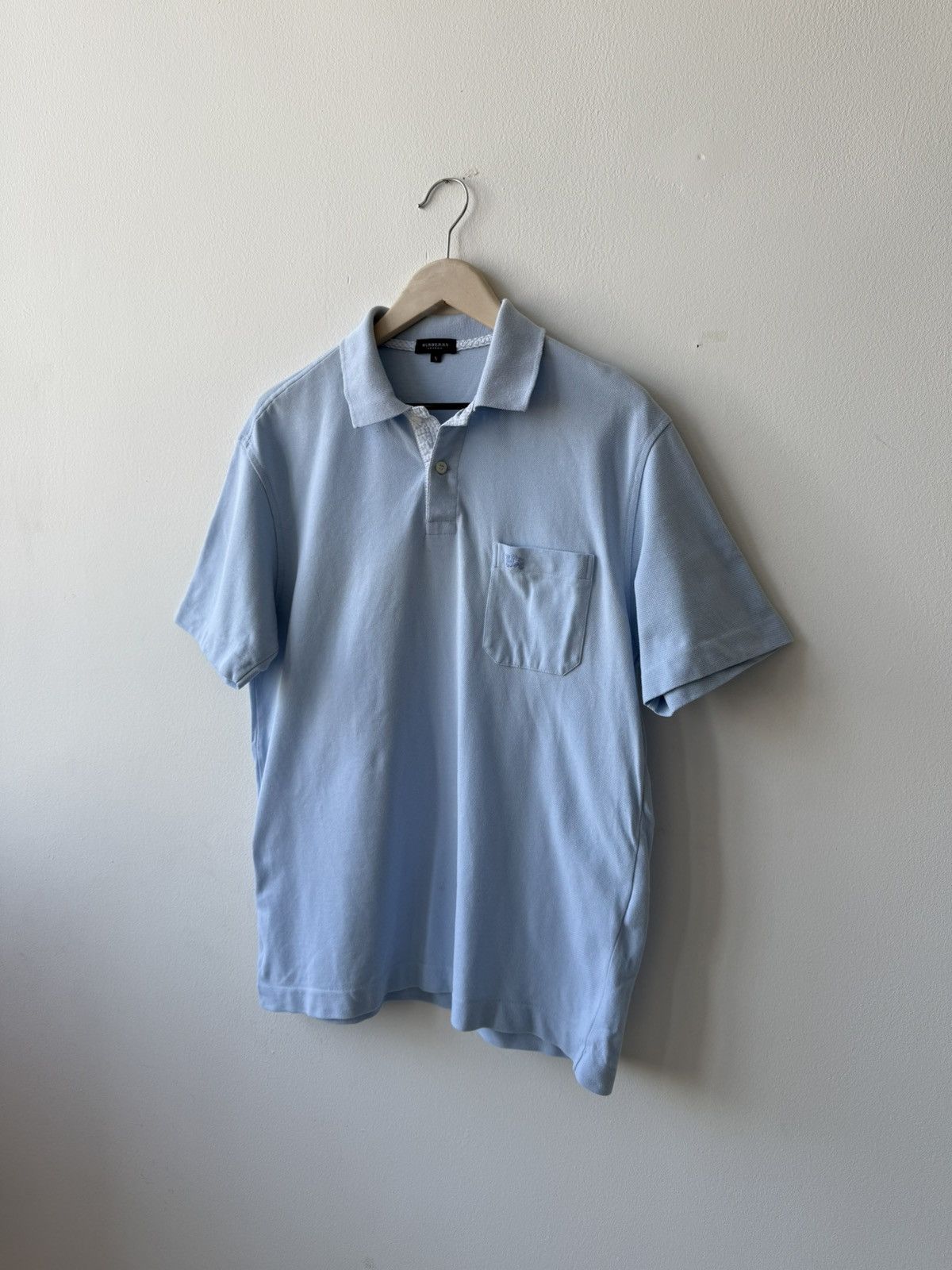 Burberry Burberry Vintage Blue Men Polo Shirt Size US XL / EU 56 / 4 - 2 Thumbnail