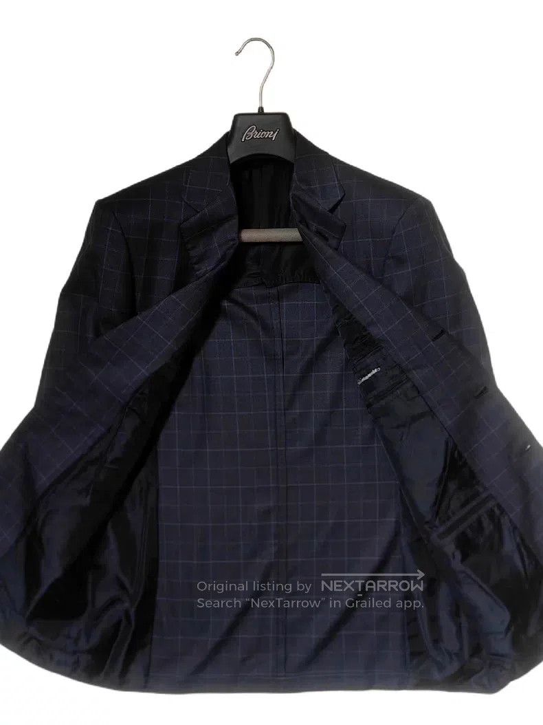 Brioni Brioni Wool and silk handmade single-breasted suit Size US L / EU 52-54 / 3 - 3 Thumbnail