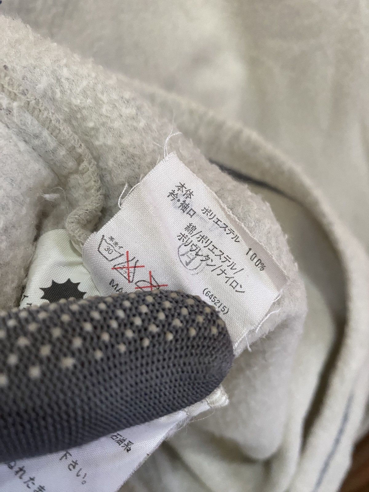 Adidas × Descente Vintage Adidas x Descente Fleece Pullover White Navy Size US M / EU 48-50 / 2 - 7 Thumbnail