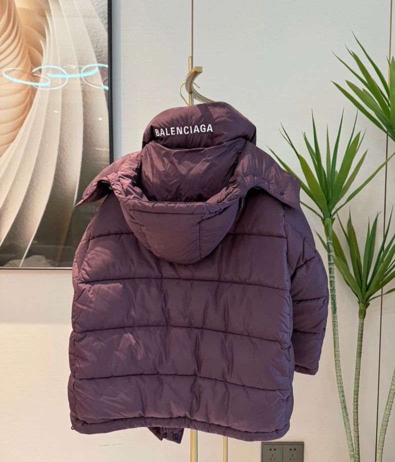 Balenciaga Balenciaga size 38 Embroidered Logo Bread Cotton Jacket 250 Size US M / EU 48-50 / 2 - 2 Thumbnail