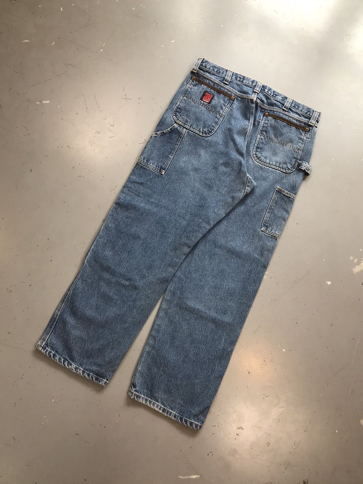 JNCO × Southpole × Vintage Vintage wrangler wrigs denim double knee denim Size US 40 / EU 56 - 11 Thumbnail