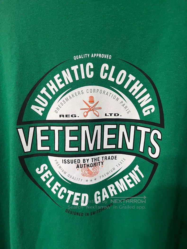 Vetements Vetements Heineken Short Sleeve Size US XS / EU 42 / 0 - 2 Thumbnail