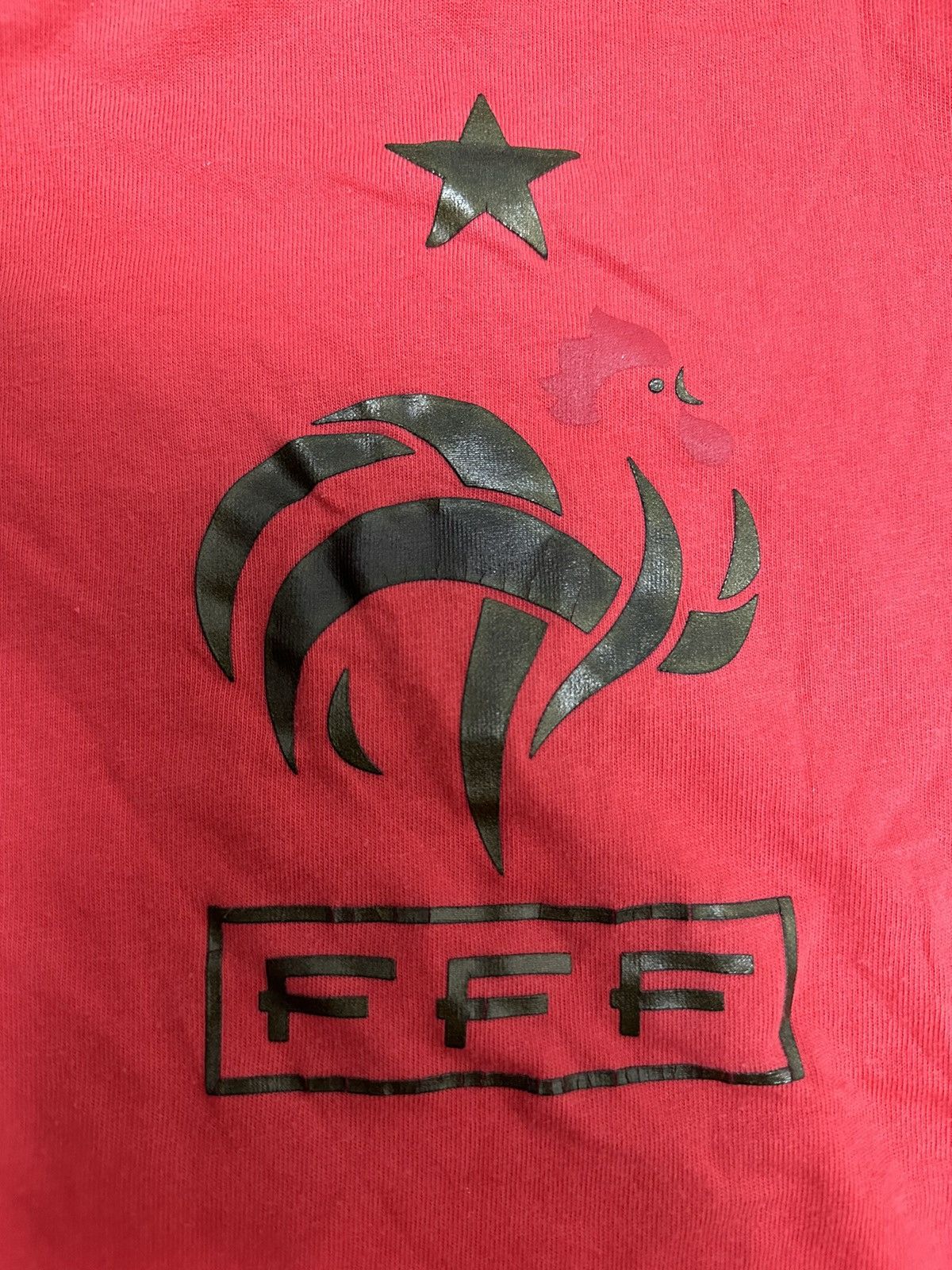 Adidas Vintage adidas 2008 France y2k t-shirt big logo jersey Size US S / EU 44-46 / 1 - 2 Thumbnail