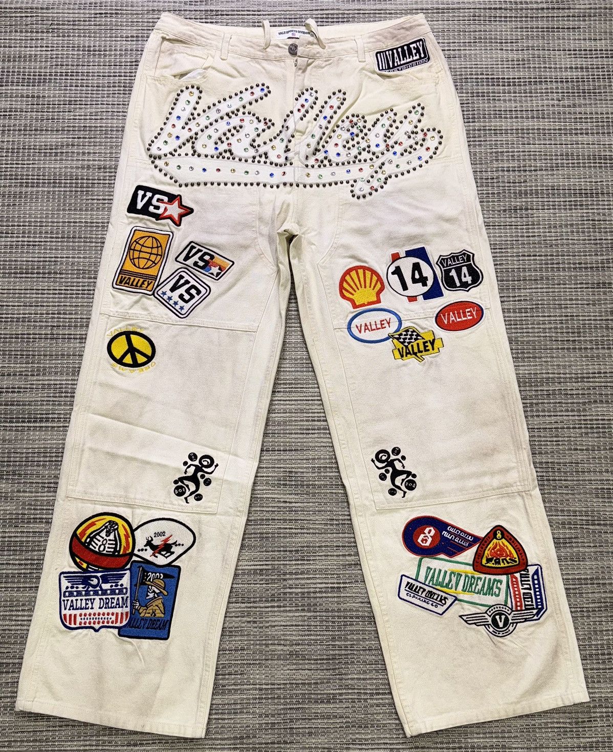 Vale Forever Cream 1980's Painters Pants
