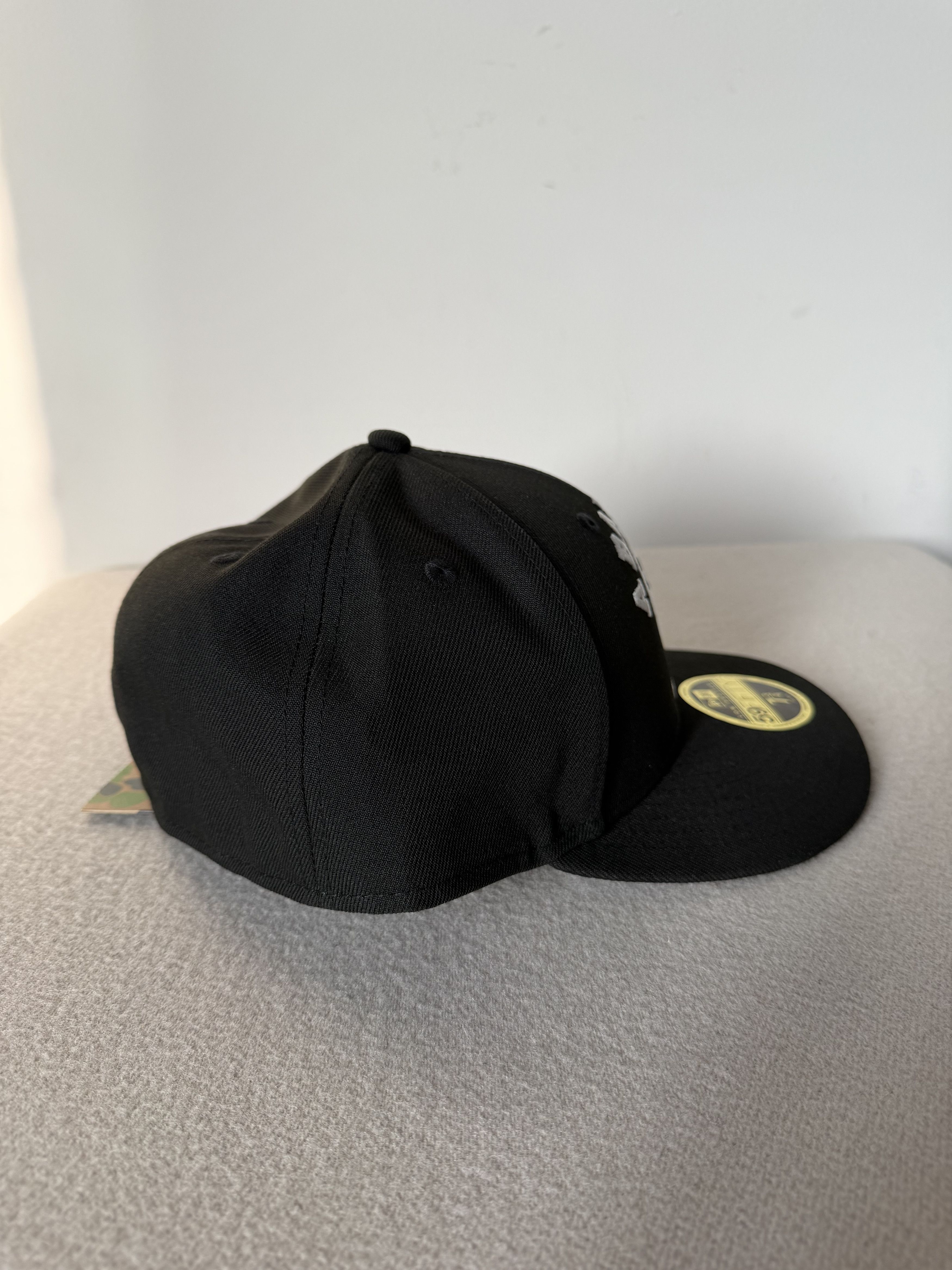 Bape 7 3/4 Bape New Era 59FIFTY Low Profile Fitted Hat in Black Size ONE SIZE - 4 Thumbnail