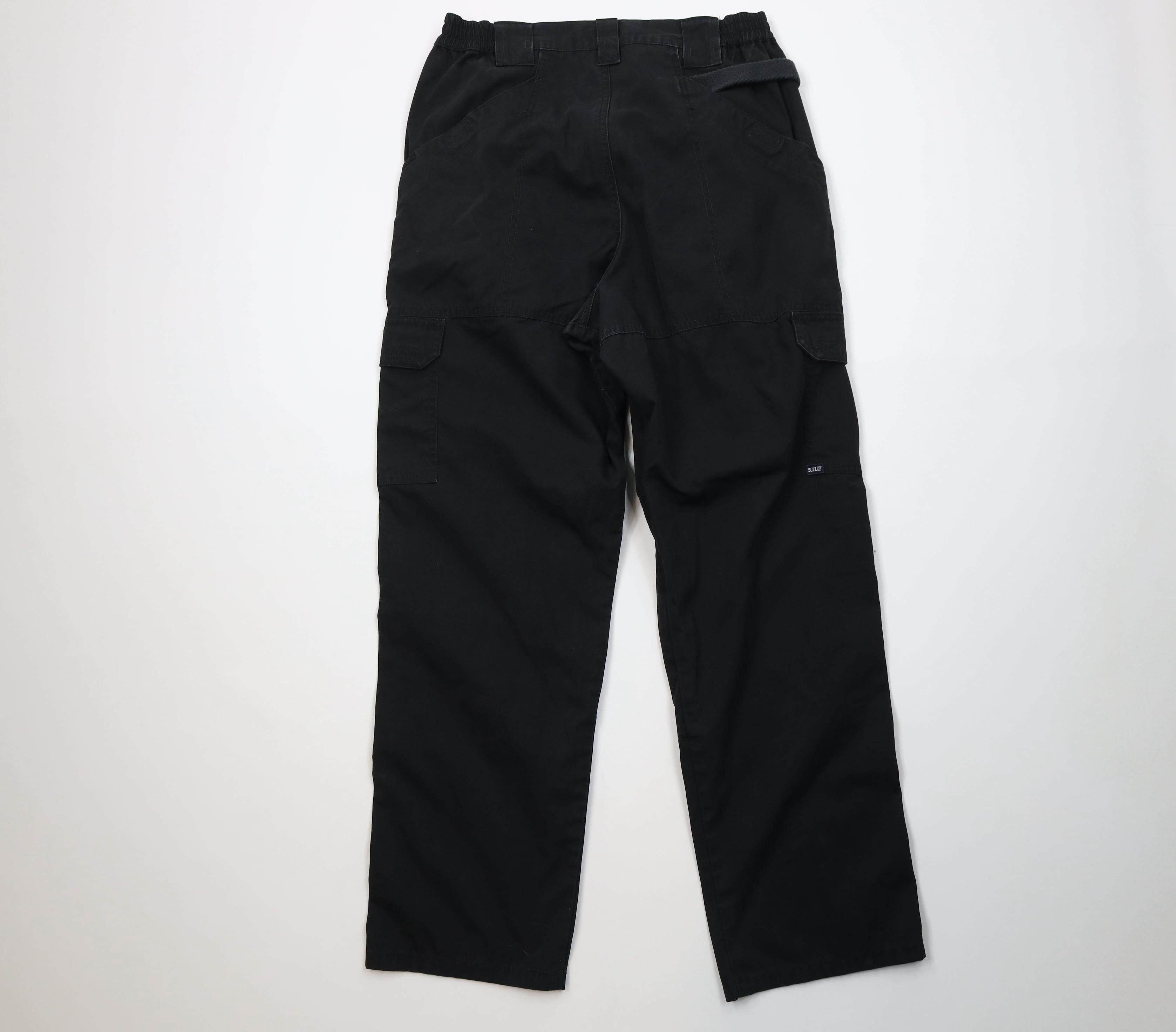 Vintage 5.11 Tactical Series Taclite Pro Ripstop Cargo Pants Black Size US 34 / EU 50 - 8 Thumbnail