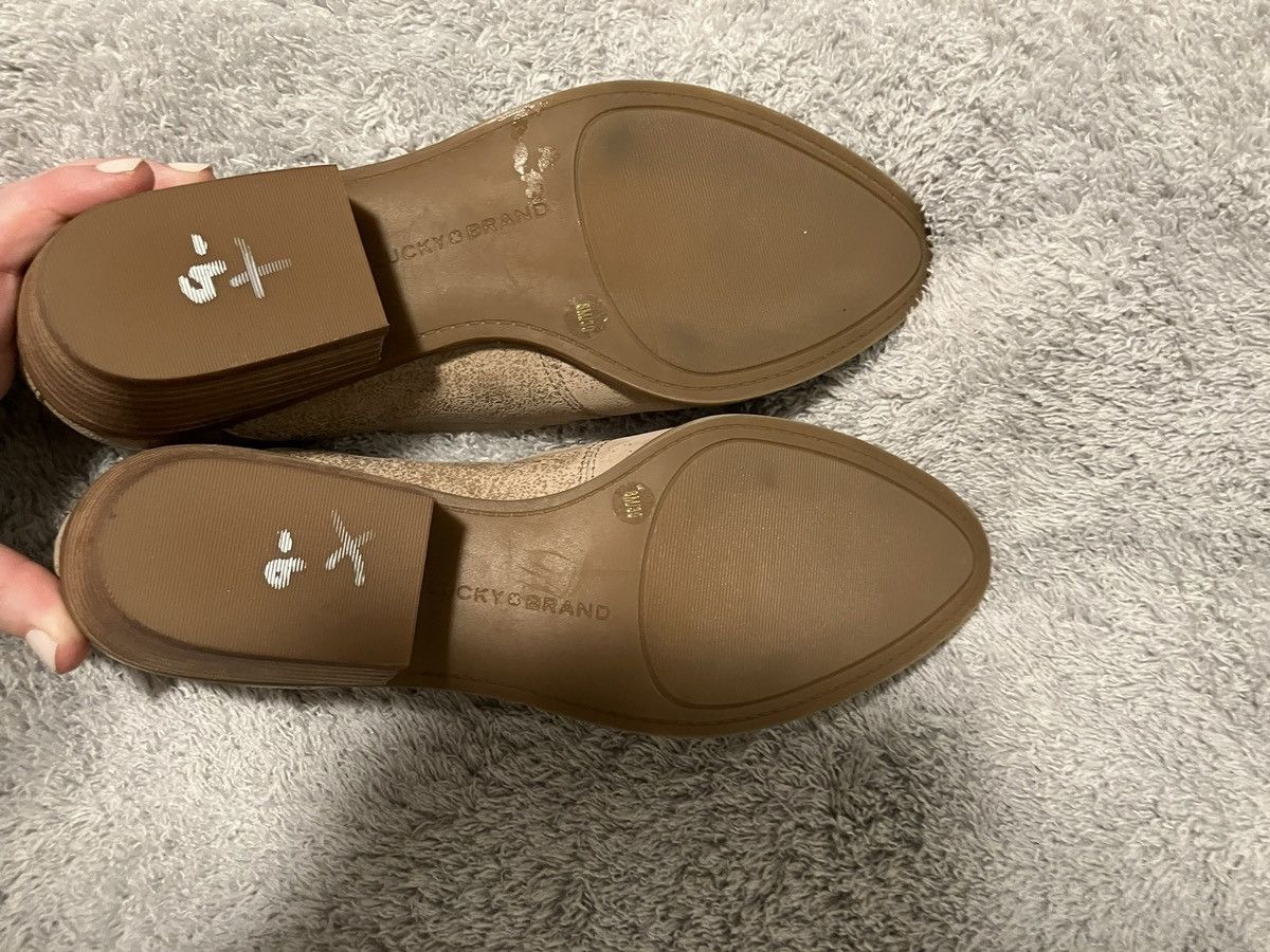 Lucky Brand Lucky Brand Mahzan Leather Women’s Slip On Bootie Loafer Size US 8 / IT 38 - 9 Thumbnail