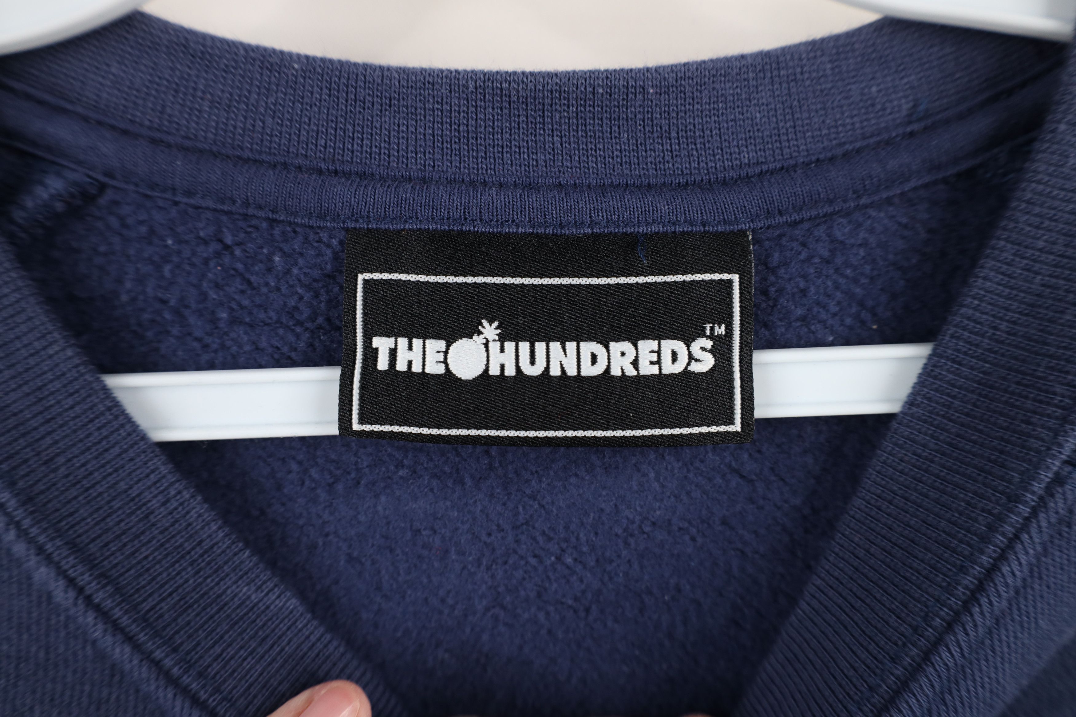 The Hundreds × Vintage Vintage Y2K The Hundreds Spell Out Crewneck Sweatshirt Blue Size US S / EU 44-46 / 1 - 5 Thumbnail