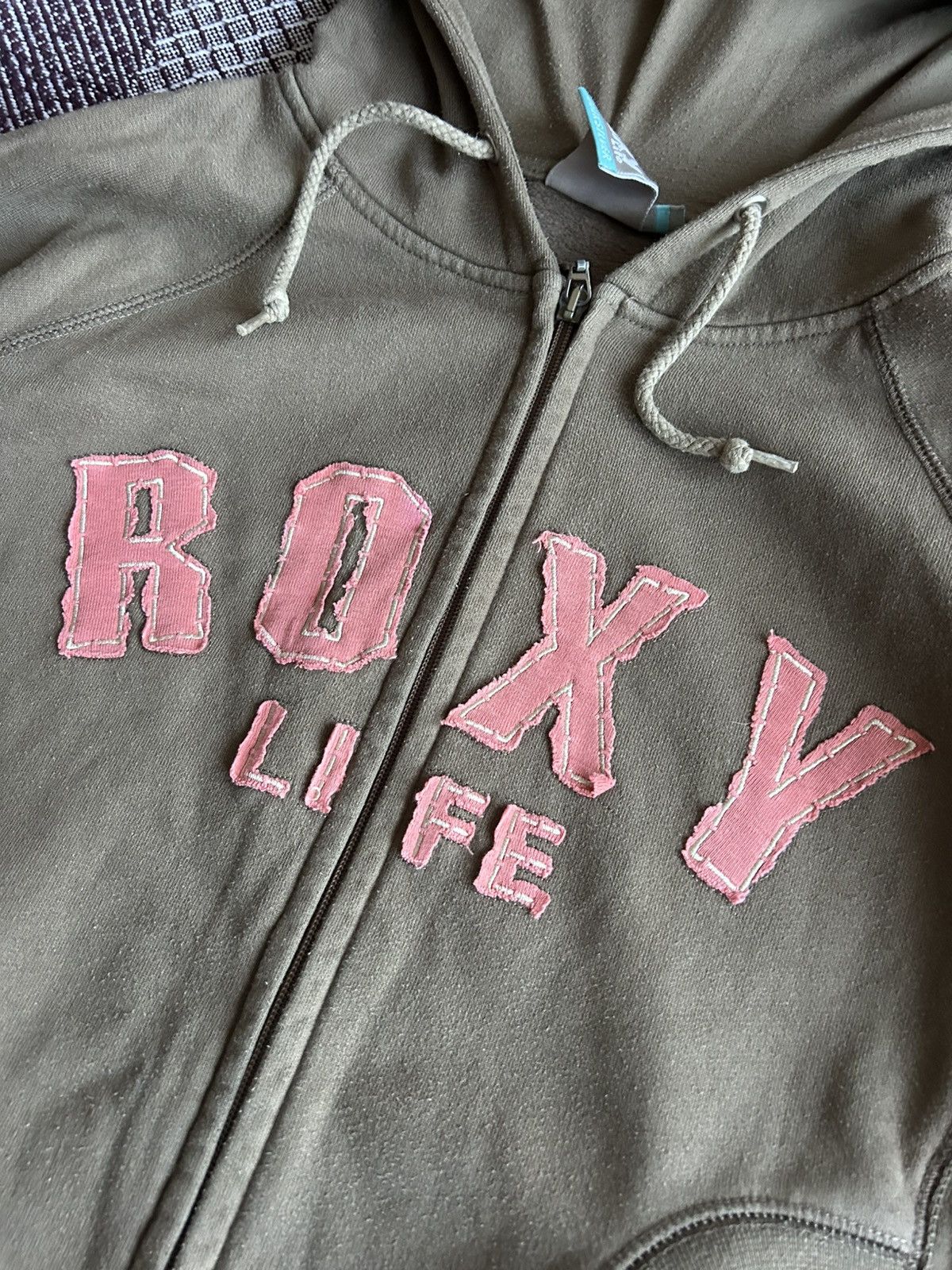 Quiksilver Vintage 90s Roxy Life Quiksilver Salmi Streetwear Hoodie Y2K Size M / US 6-8 / IT 42-44 - 4 Thumbnail