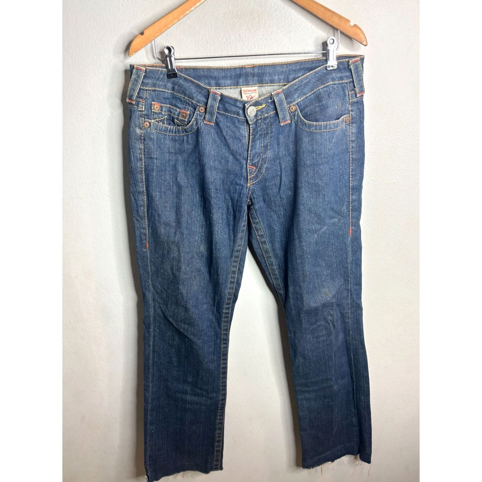 True Religion VINTAGE True Religion Jeans Womens Size 31 Blue Johnny Low Rise Size 24" / US 00 / IT 34 - 4 Thumbnail