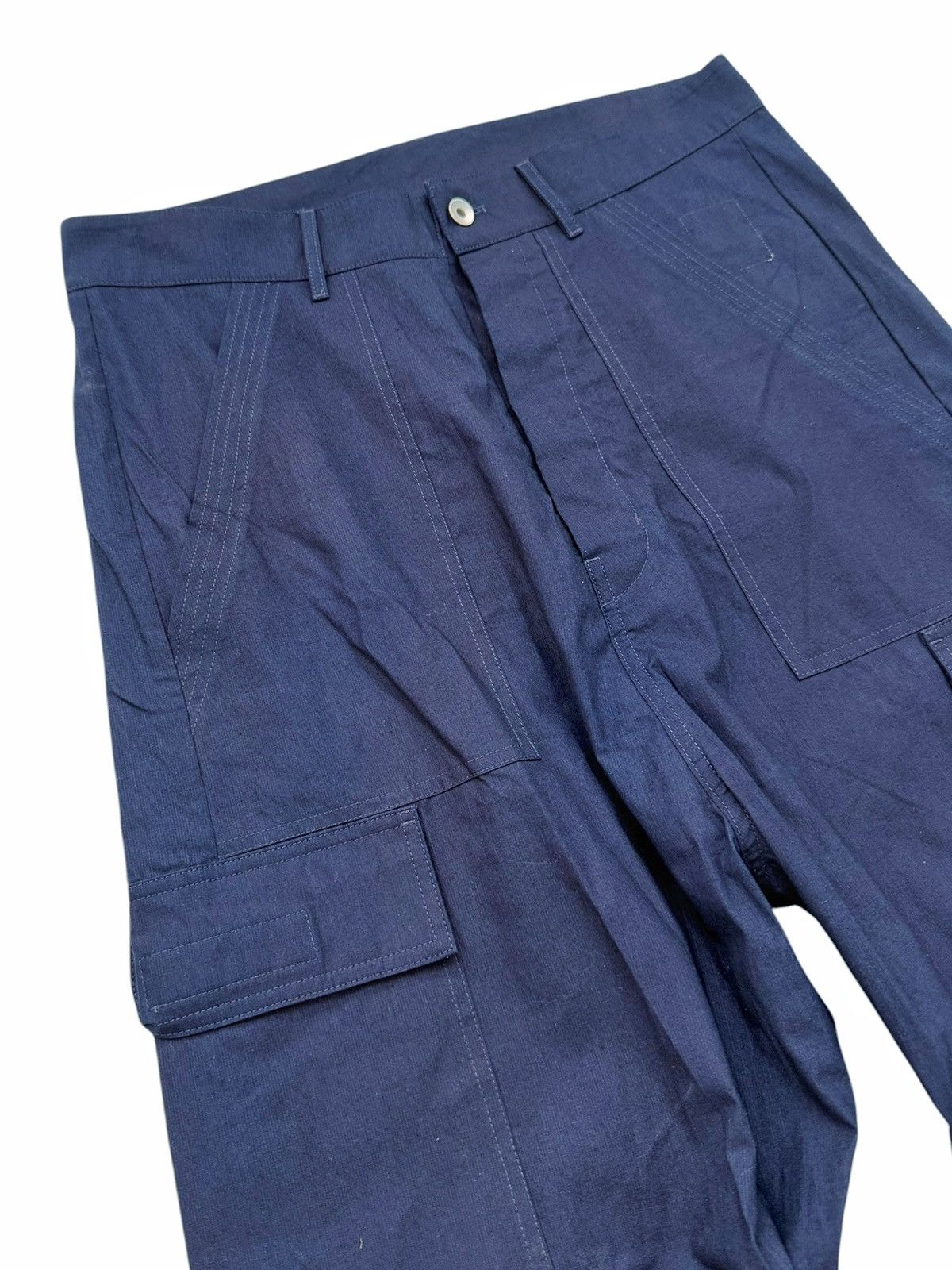 Rick Owens Indigo Baggy Carpenter Trouser Pant Size US 34 / EU 50 - 3 Thumbnail