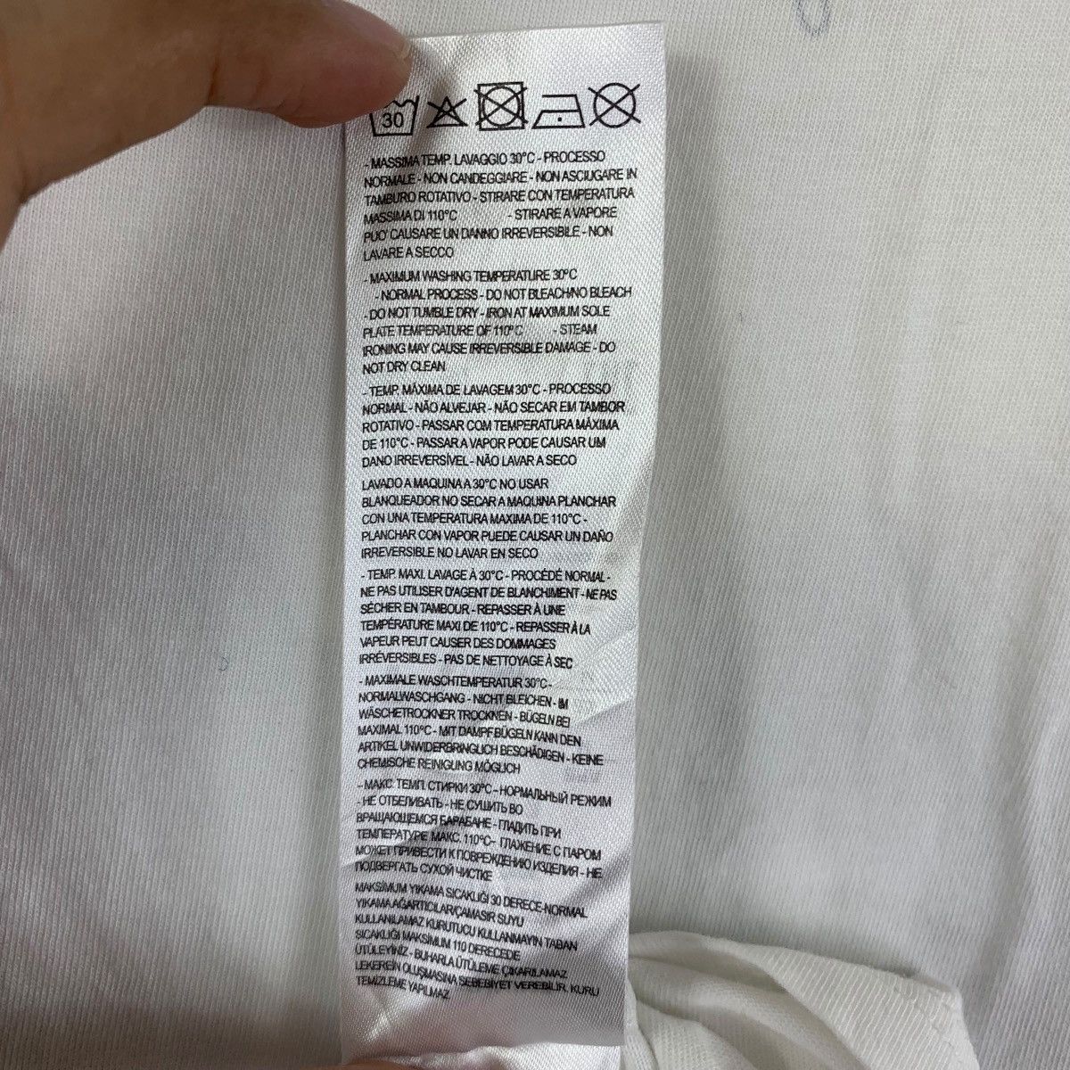 Armani Exchange ARMANI EXCHANGE Organic Prima Cotton Fiber Tee Shirt Top Size M / US 6-8 / IT 42-44 - 8 Thumbnail