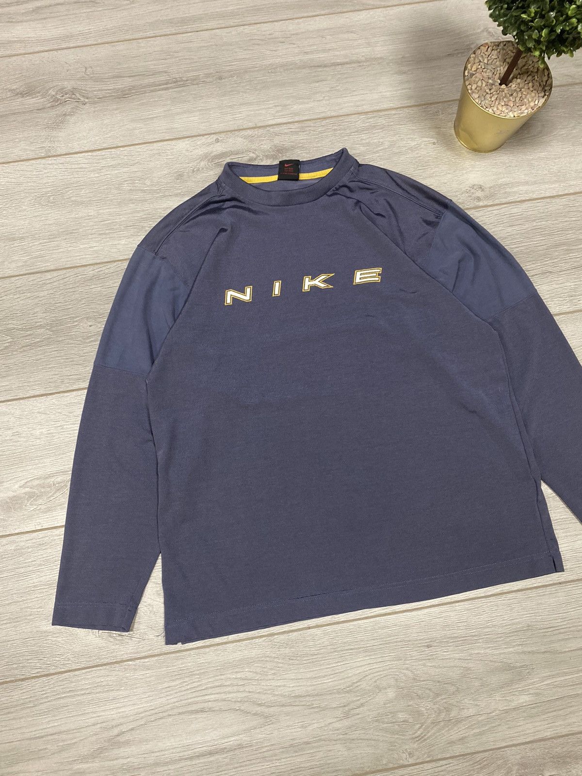 Vintage Nike vintage 1990s spell out big logo sweatshirt Size US L / EU 52-54 / 3 - 2 Thumbnail