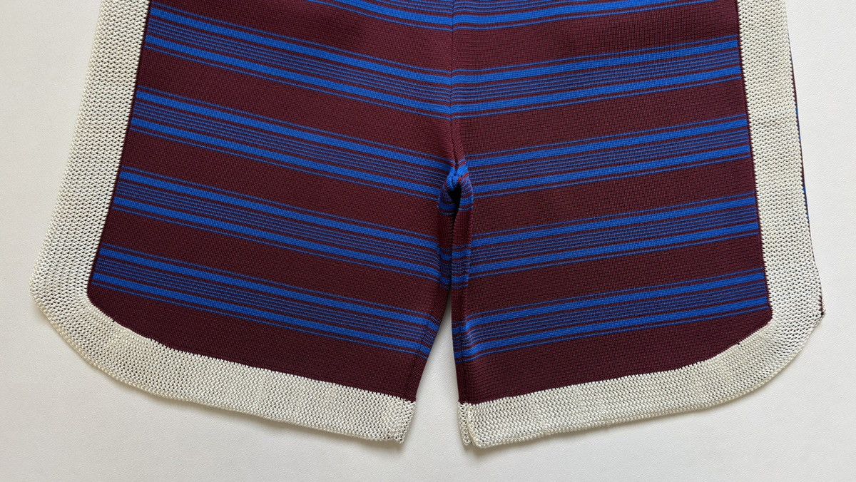 Wales Bonner Sample ‘Music’ Striped Tech Knit Shorts Size US 32 / EU 48 - 10 Thumbnail