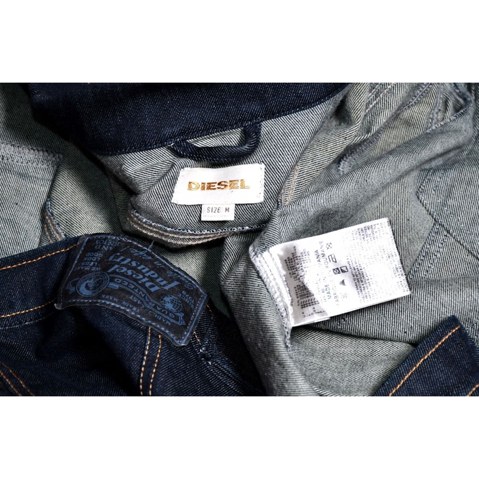 Diesel Diesel Jympos Denim Jacket Men's M Slim Blue Jacket, Denim, 99% Cotton 1% Elastane, Casual, Regular Size M, Diesel Brand, Waist 24.02 inch? Size US M / EU 48-50 / 2 - 5 Thumbnail