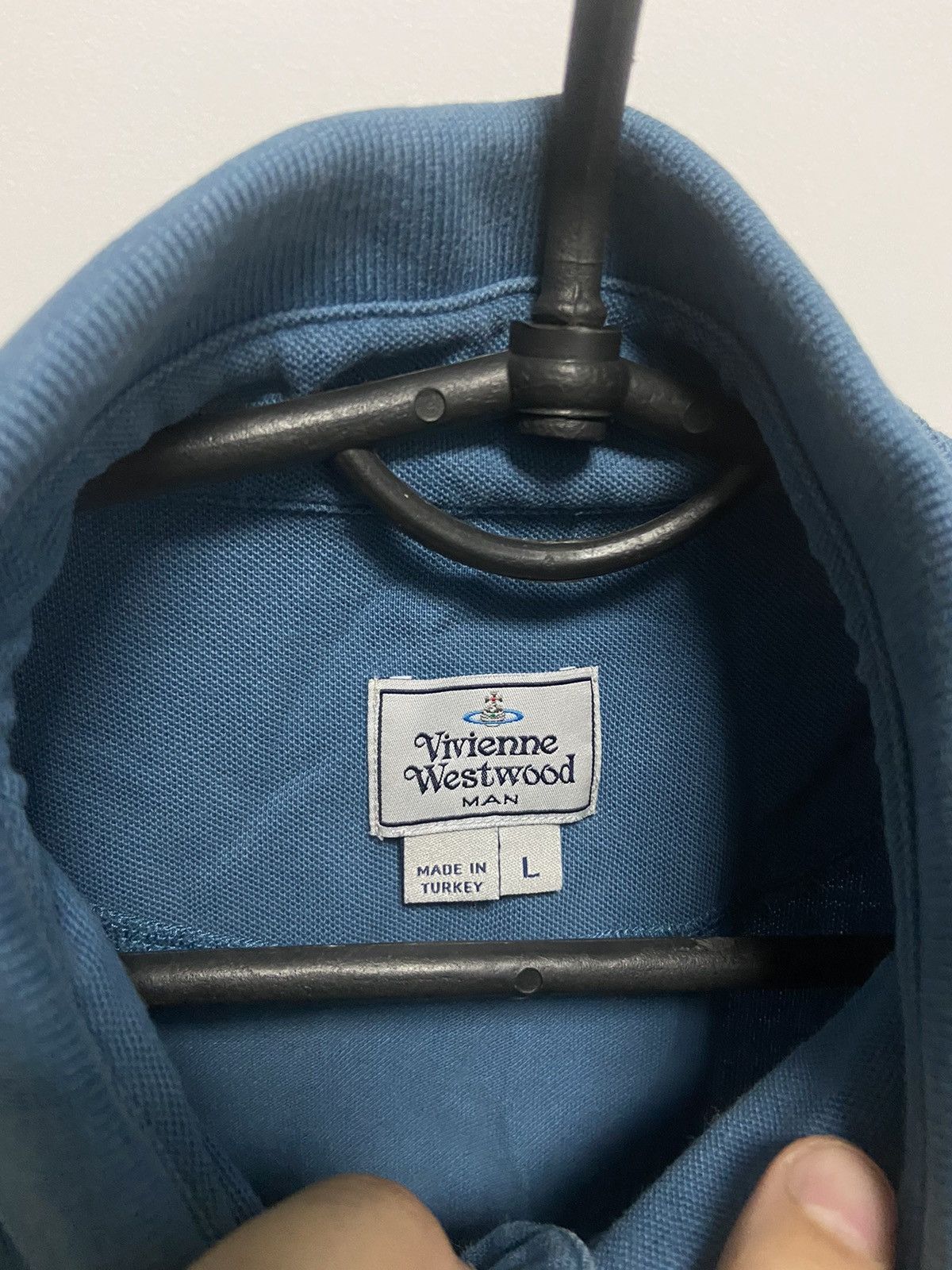 Vintage × Vivienne Westwood Vivienne Westwood Polo T Shirt Vintage Small Orb Logo Luxury Size US L / EU 52-54 / 3 - 7 Thumbnail