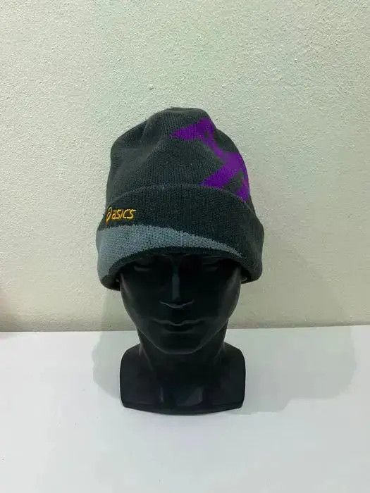 Asics Asics Big Logo Beanie Hat Size ONE SIZE - 2 Thumbnail