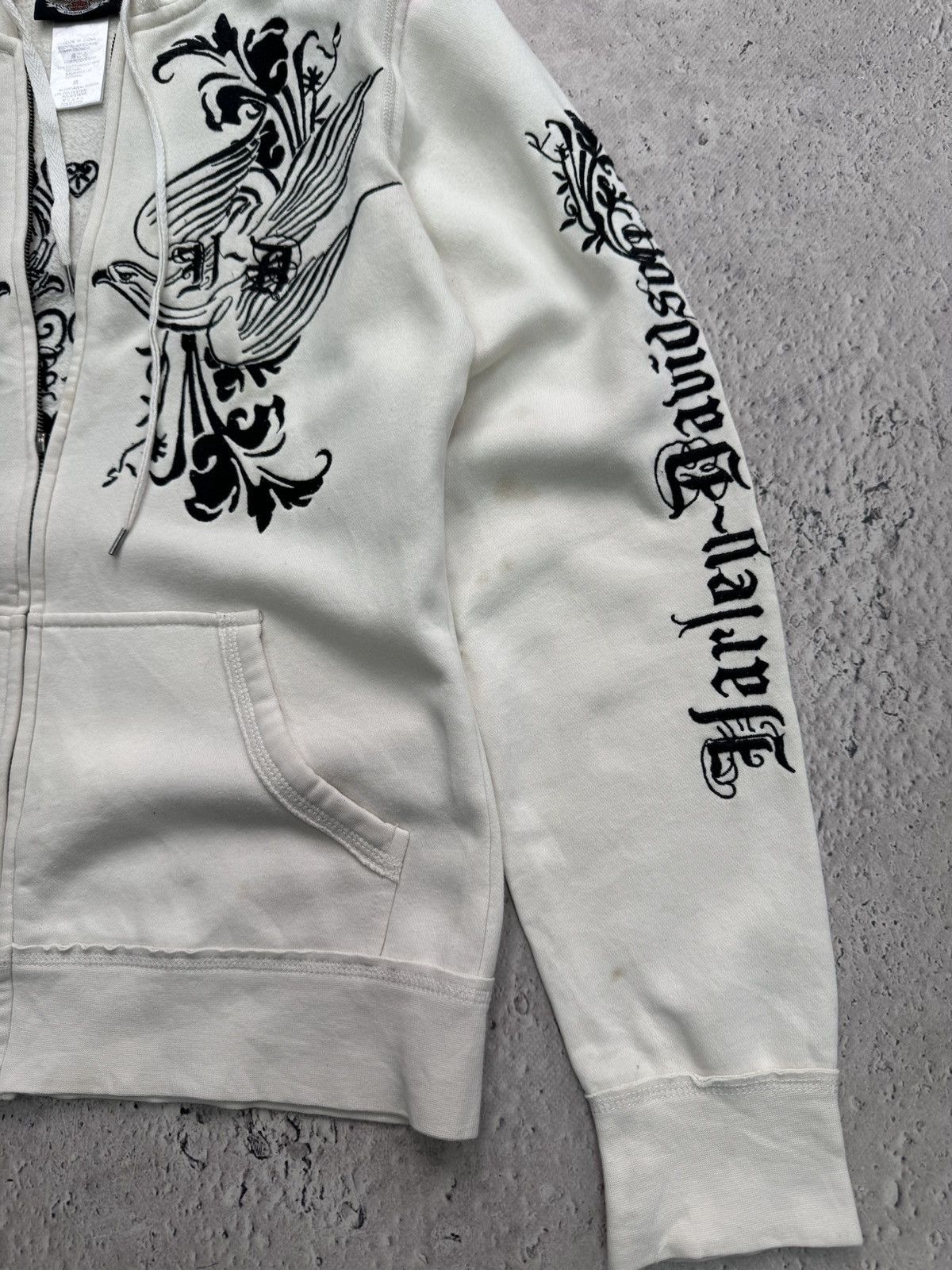 Harley Davidson × If Six Was Nine × Japanese Brand SALE💣💣 Japanese Affliction Y2K Ifsixwasnine Style Hoodie HD Size US S / EU 44-46 / 1 - 4 Thumbnail