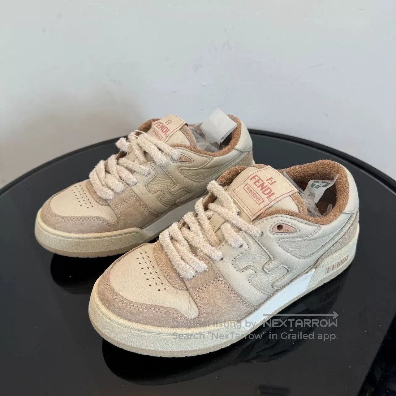 Fendi fendi match pink suede low. Size US 5 / IT 35 - 1 Thumbnail