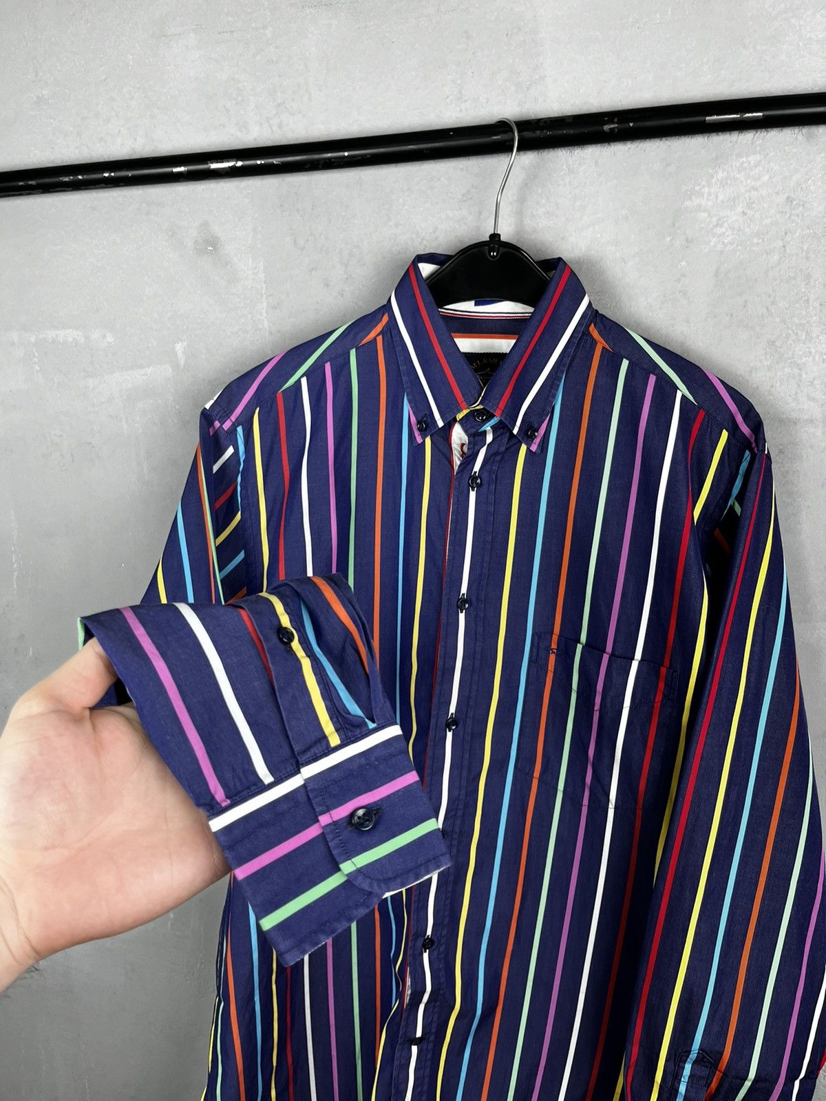 Other × Paul & Shark Paul & Shark Multicolored Striped Shirt Long Size US L / EU 52-54 / 3 - 5 Thumbnail
