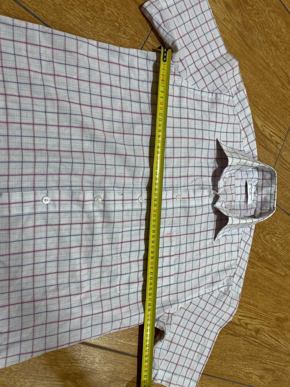 Yves Saint Laurent Yves Saint Laurent YSL Mens Short Sleeve Shirt Size US M / EU 48-50 / 2 - 6 Thumbnail
