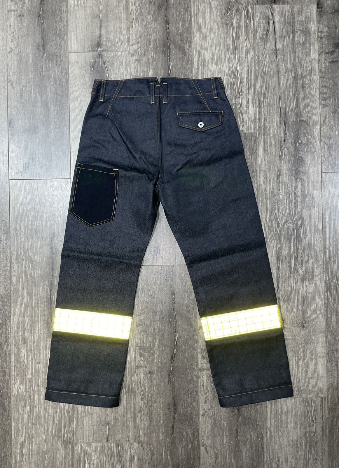 Comme des Garcons 2018 COMME des GARCONS JUNTA WATANABE Reflective Denim Pants Size US 30 / EU 46 - 13 Thumbnail