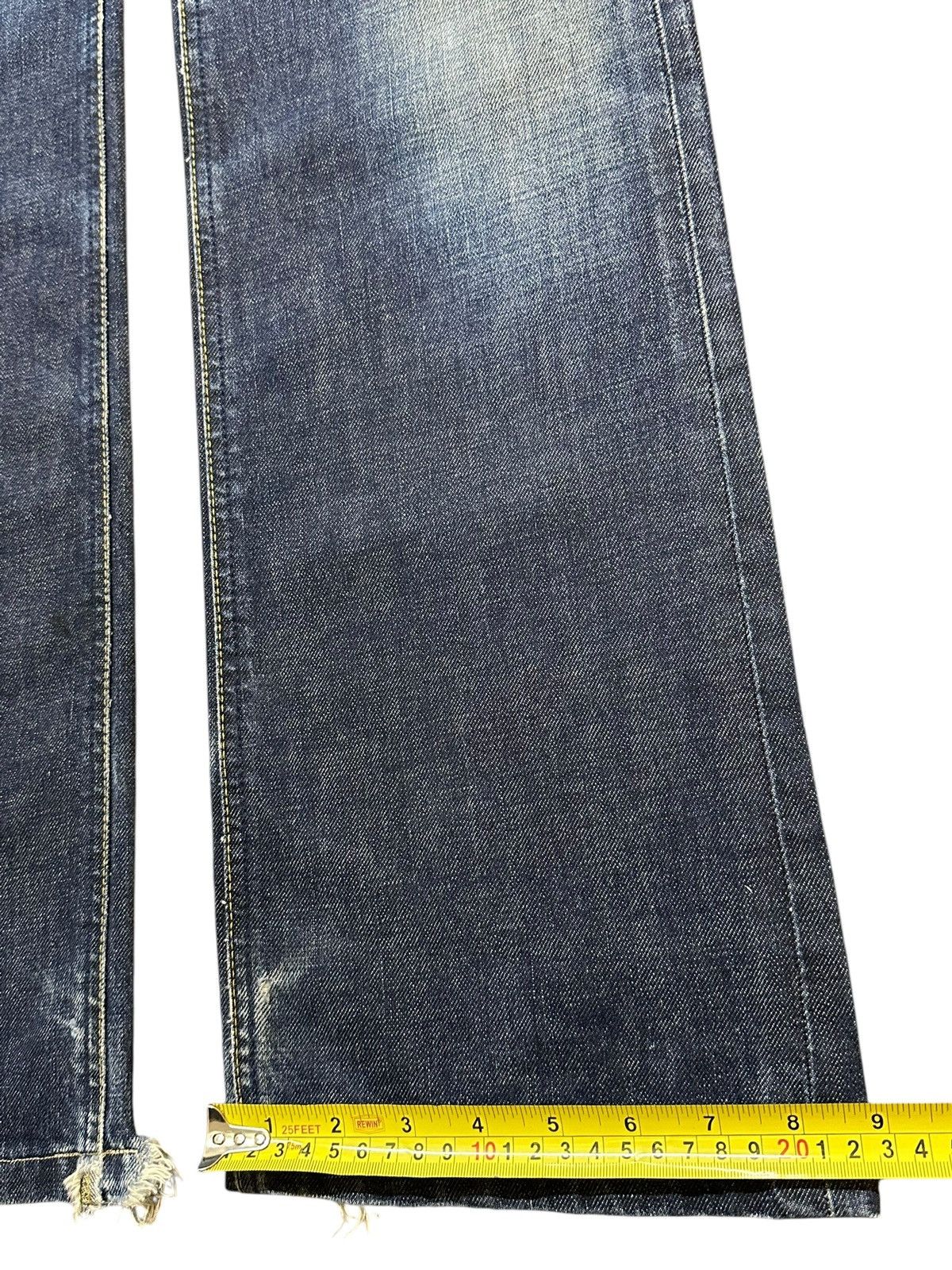 Lee Vintage Lee Riders Blue Faded Wash Style Wide Leg Jeans Size US 28 / EU 44 - 16 Thumbnail