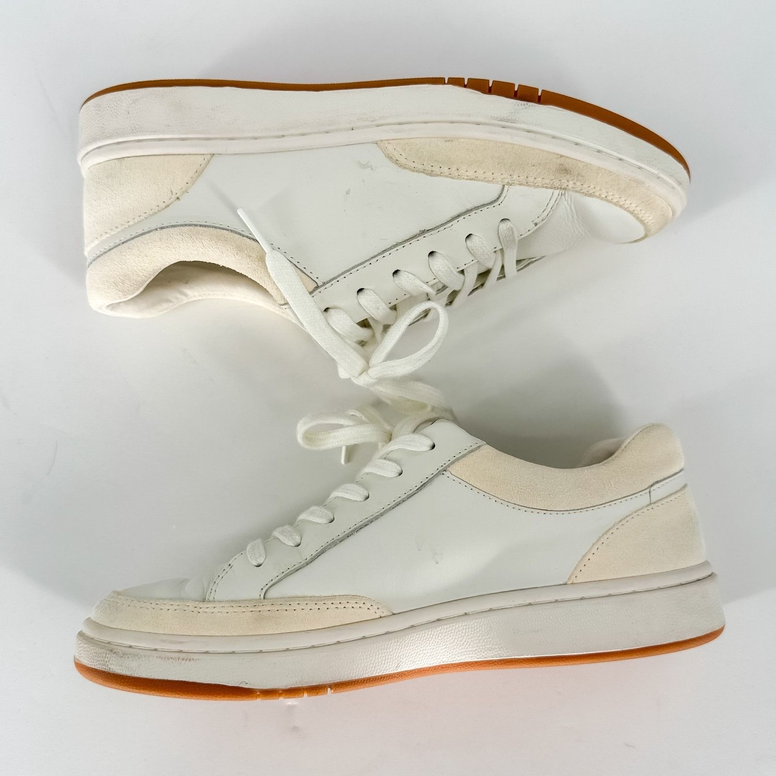 Lauren Ralph Lauren LAUREN Ralph Lauren Lifestyle White Hailey Leather Shoe Wome Size US 8 / IT 38 - 3 Thumbnail